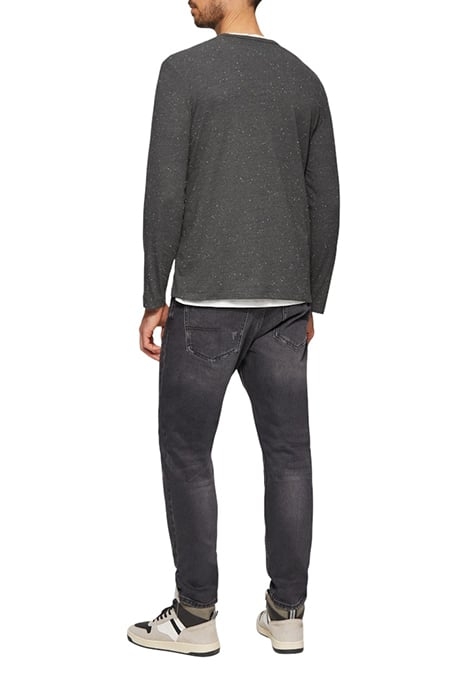 S.OLIVER T-SHIRTS GREY/BLACK 3