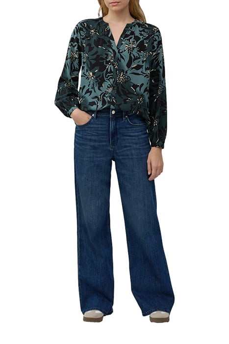 S.OLIVER BLOUSE BLUE GREEN 2