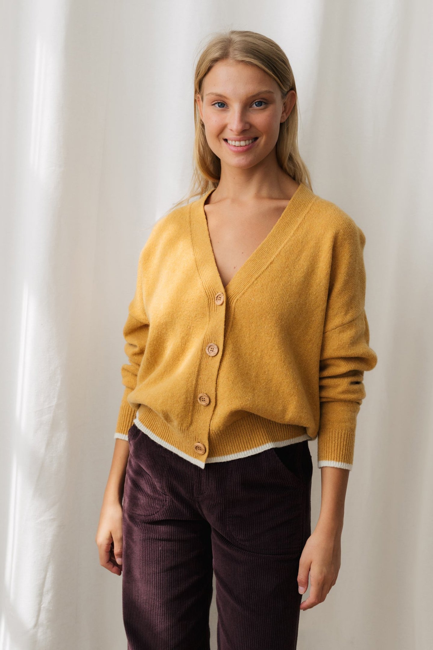 BELFAST KNIT SOFT MUSTARD 1