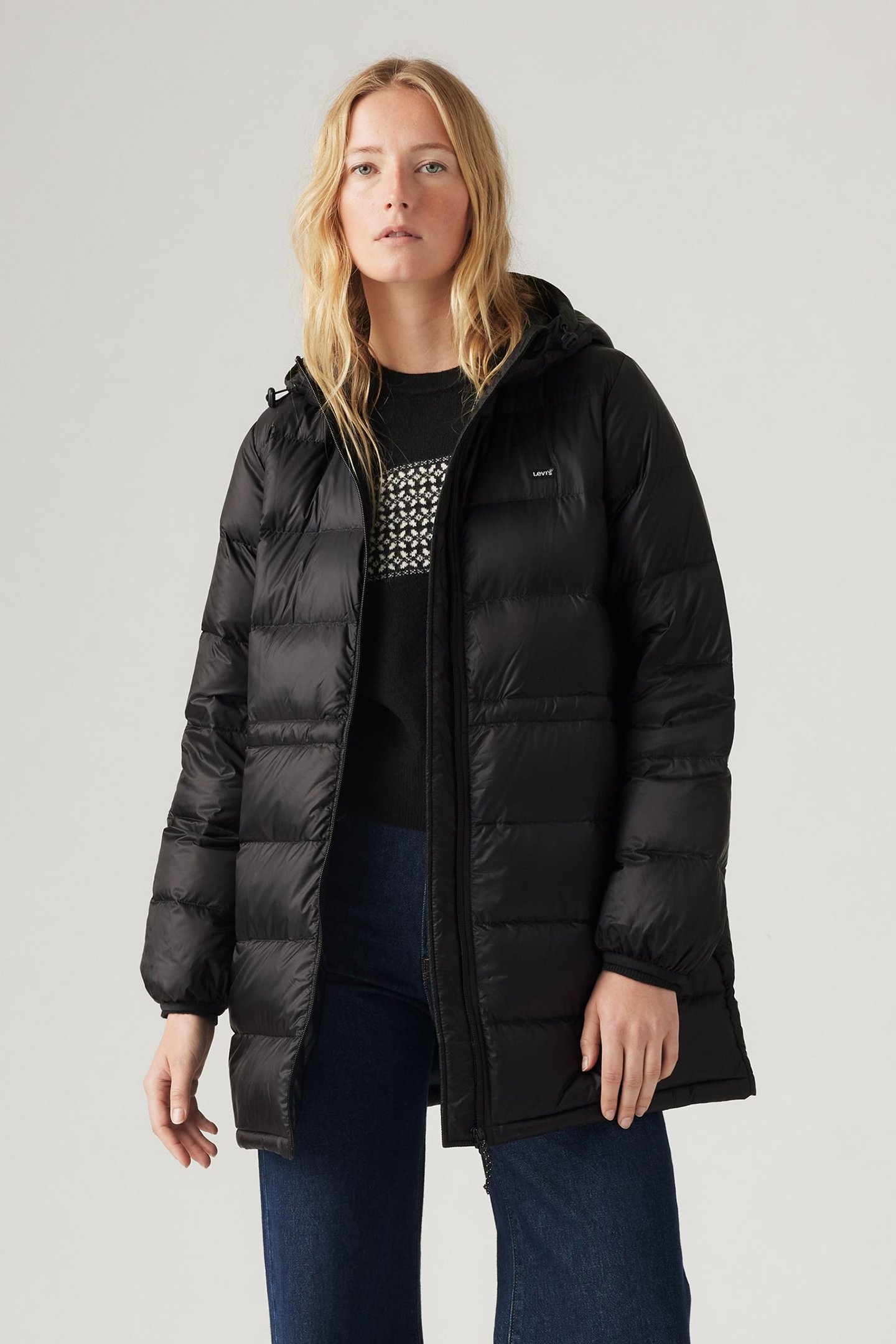 POLLY MIDI PUFFER BLACK 1