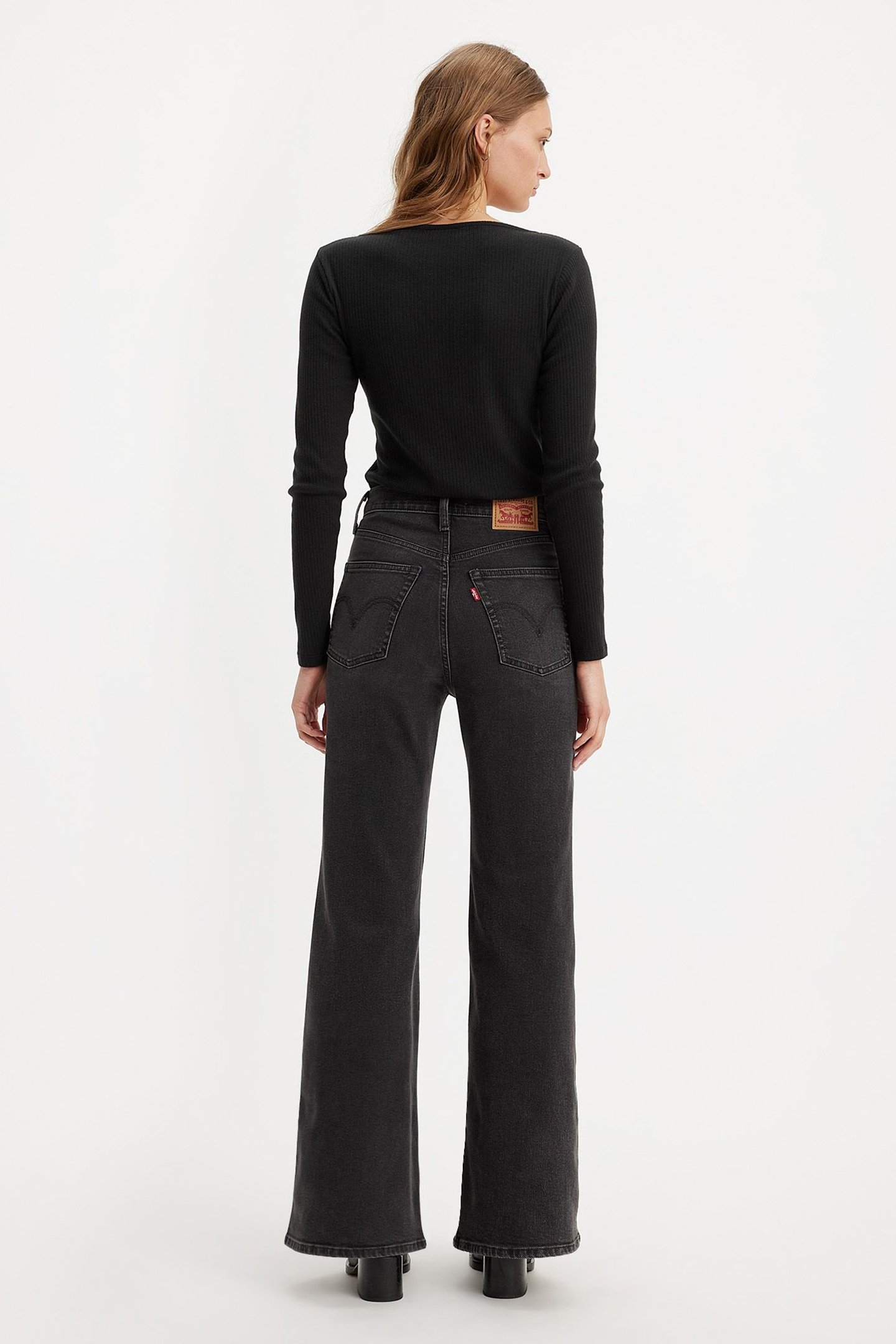 RIBCAGE BELL JEANS BLACK 2