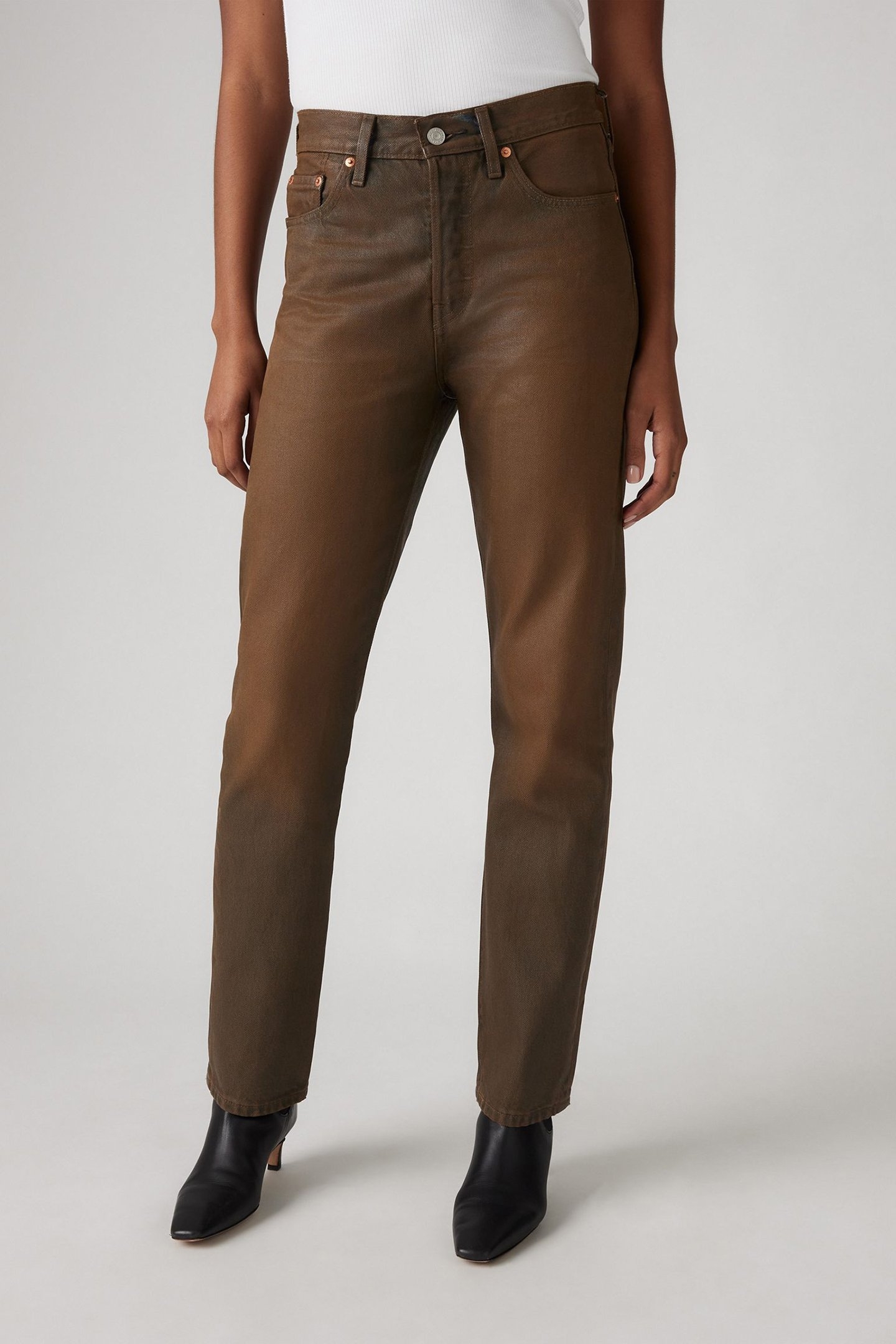 501® ORIGINAL JEANS BROWN 1