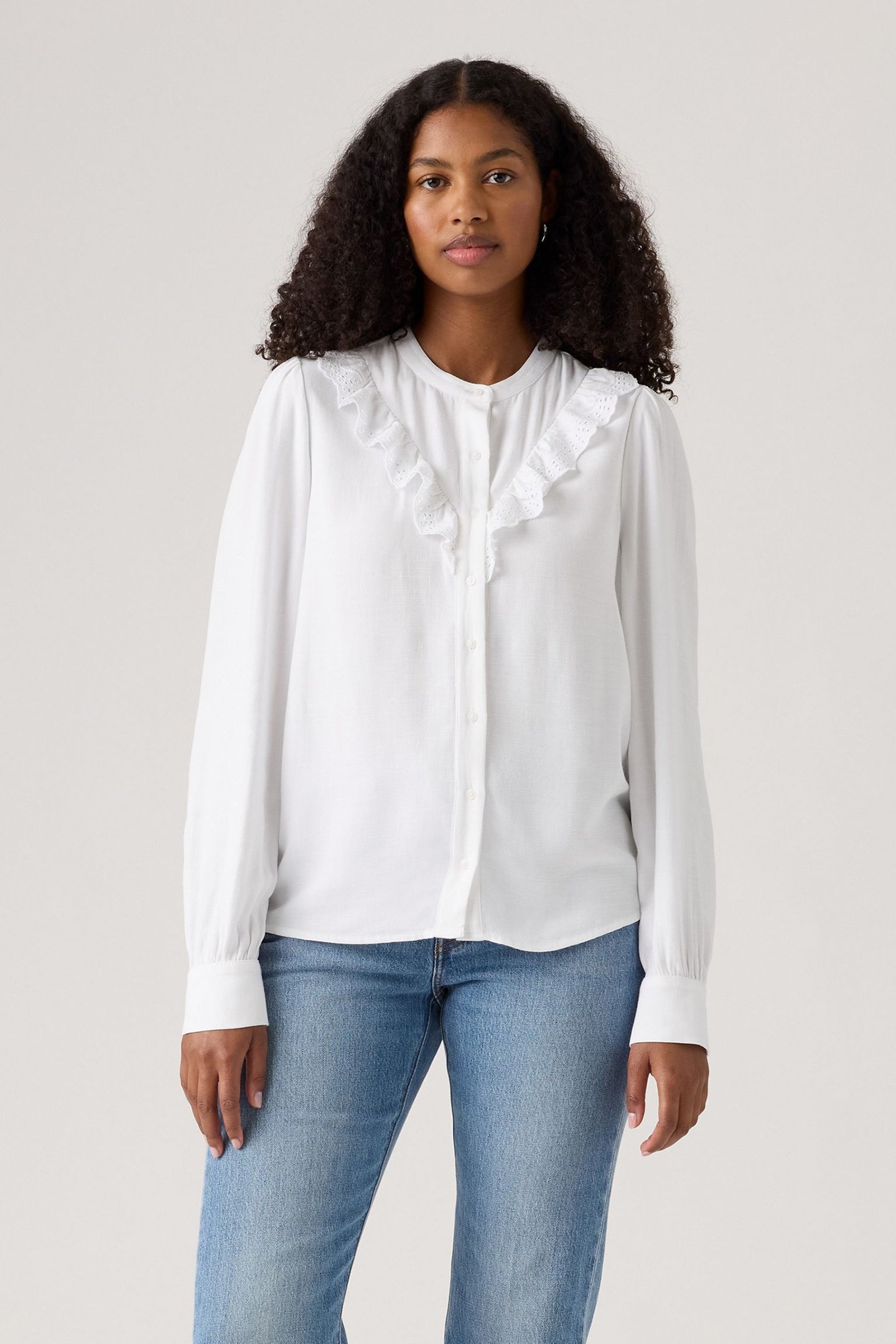 JANE EYELET BLOUSE WHITE 1