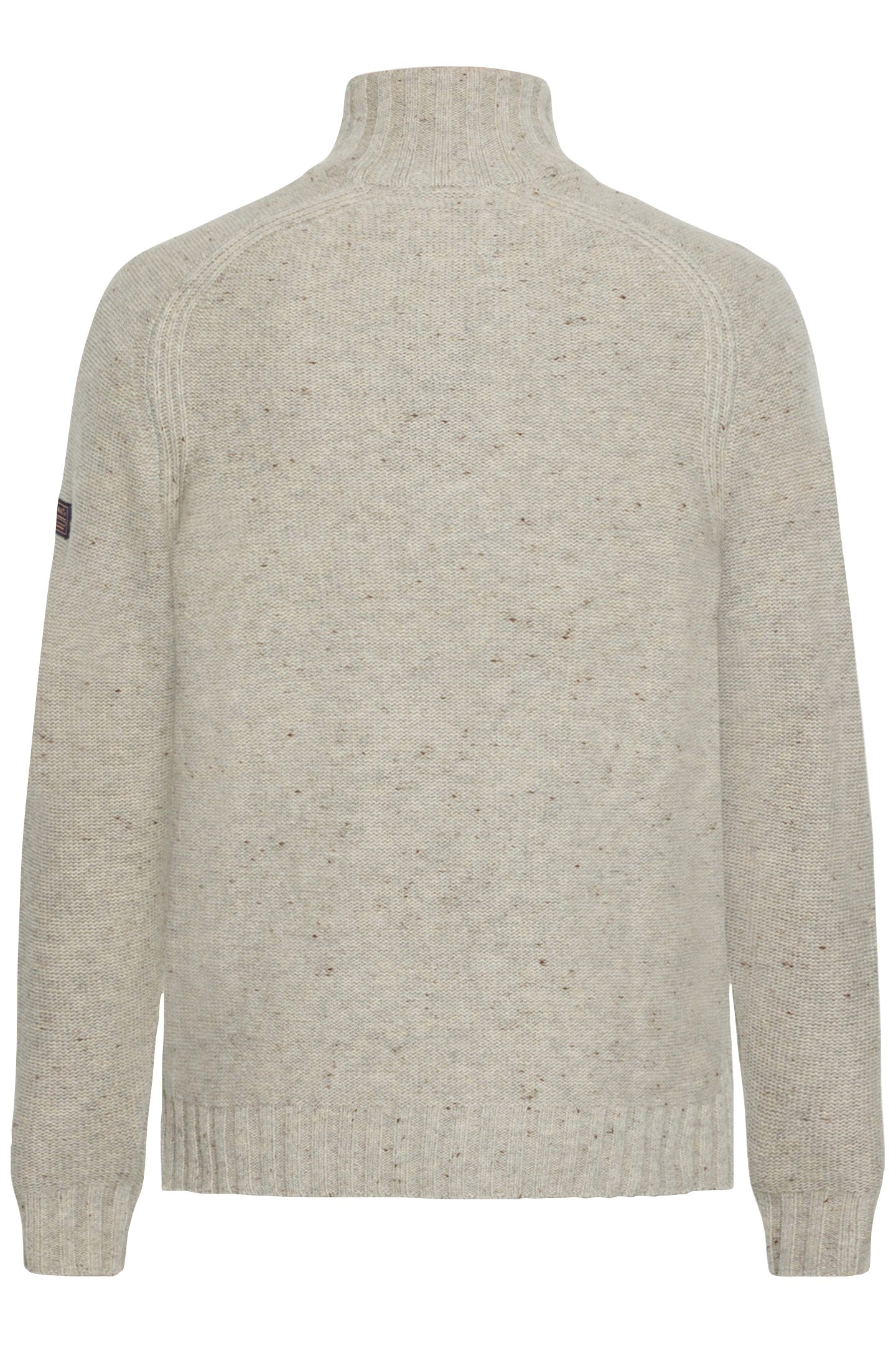 AMADEUSSI DONEGAL BUTTON KNIT OAK MELANGE 5