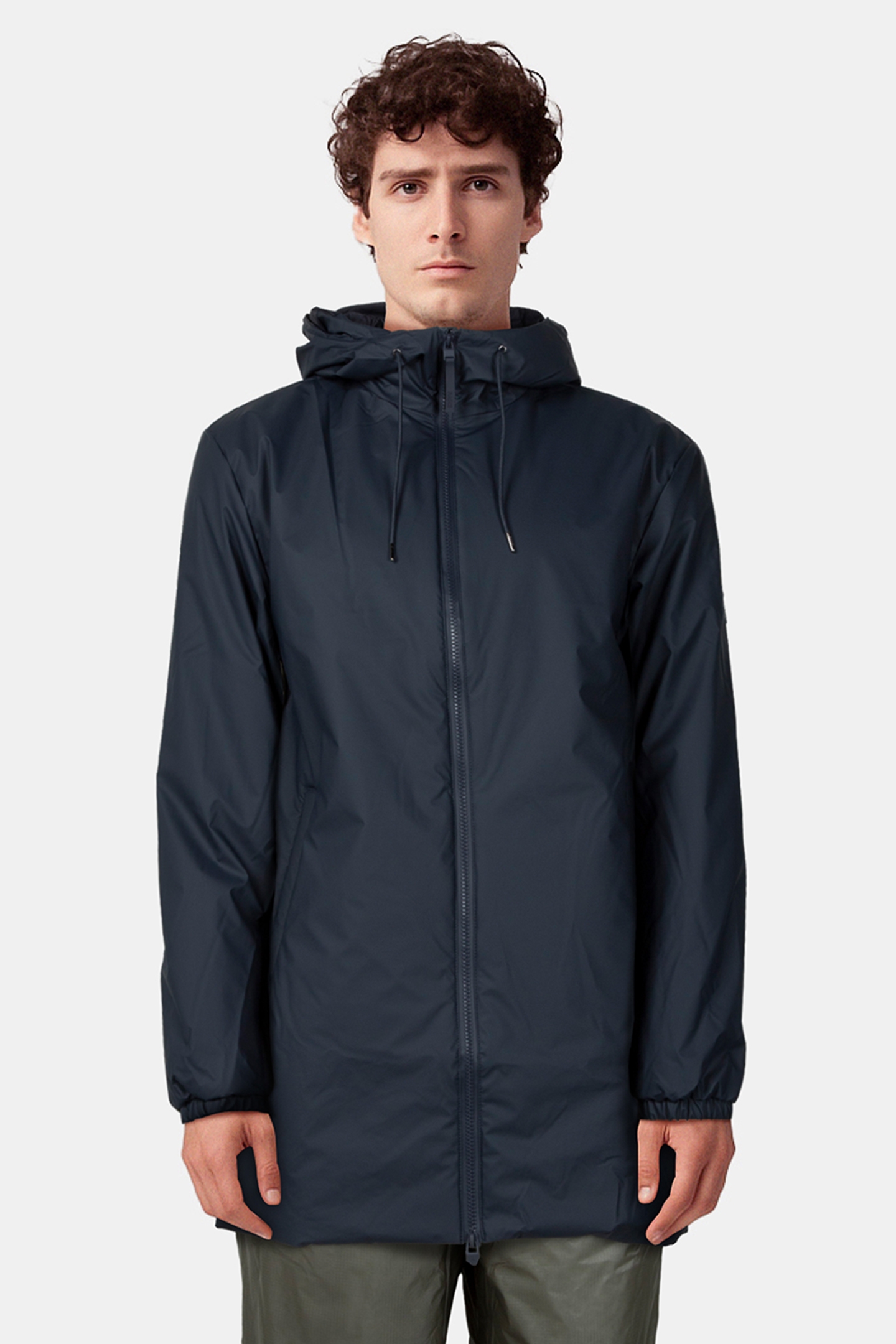 UNISEX LOHJA LONG INSULATED JACKET W3T2 NAVY 3