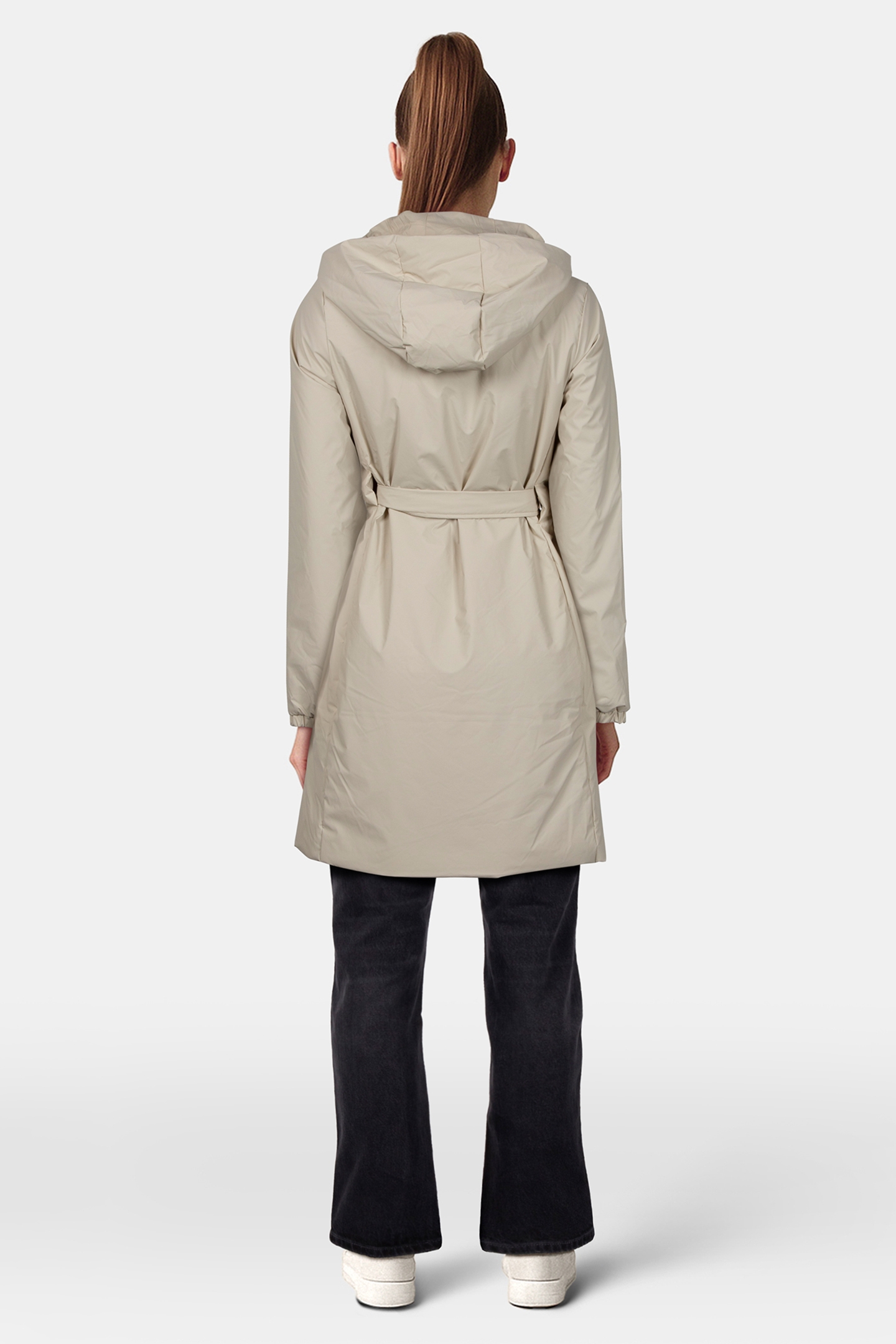 LOHJA LONG INSULATED CURVE JACKET W3T2 DUNE 3