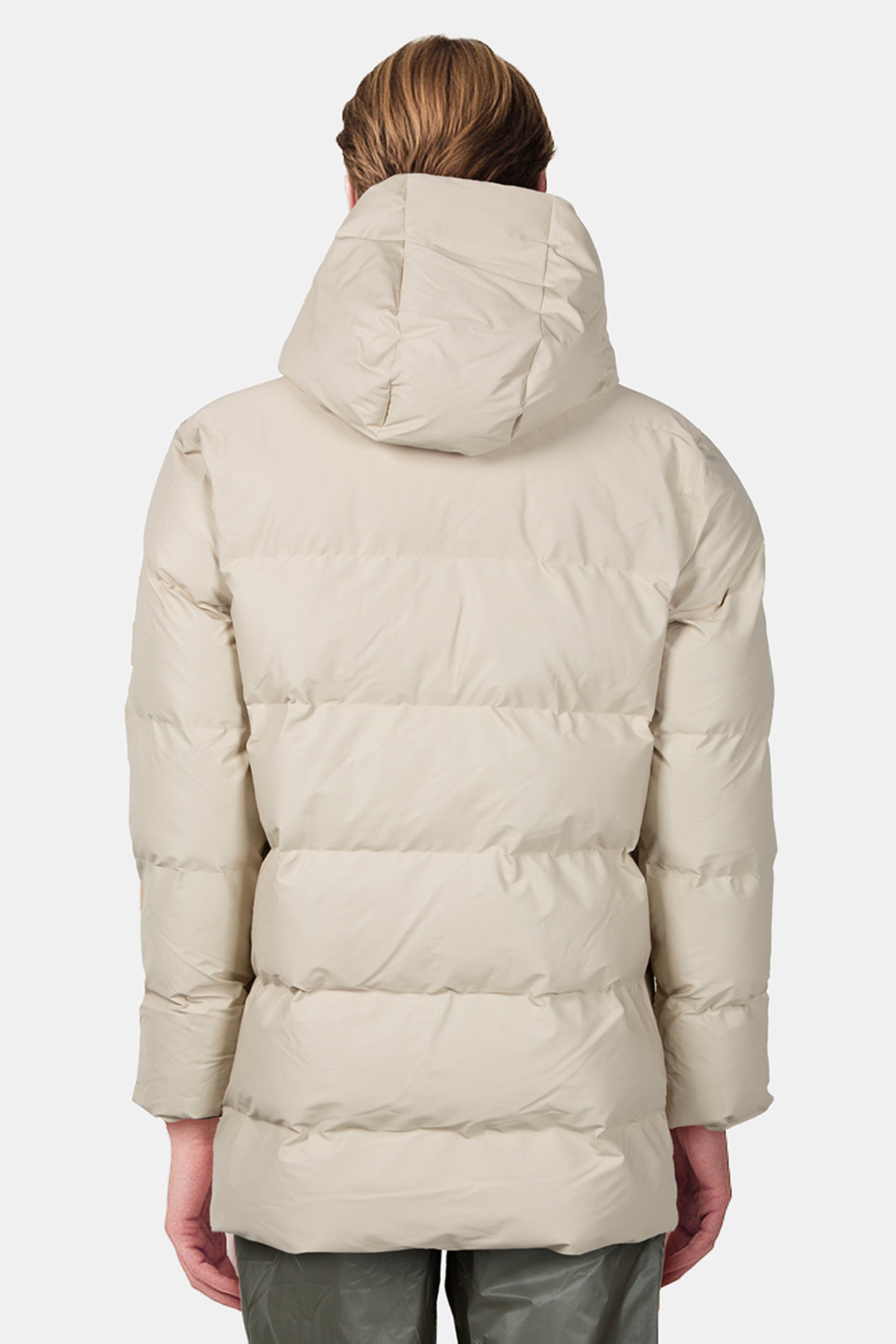 UNISEX ALTA LONG PUFFER CARGO JACKET W3T4 DUNE GRAIN 3