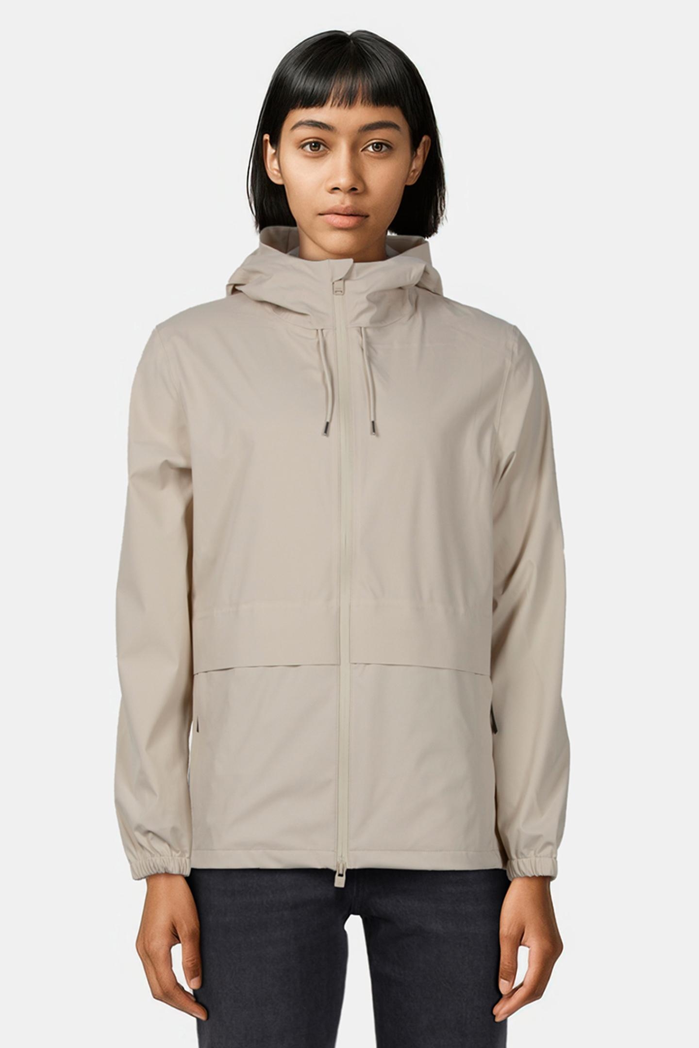 UNISEX SUVA HARDSHELL POCKET JACKET W3 DUNE 4