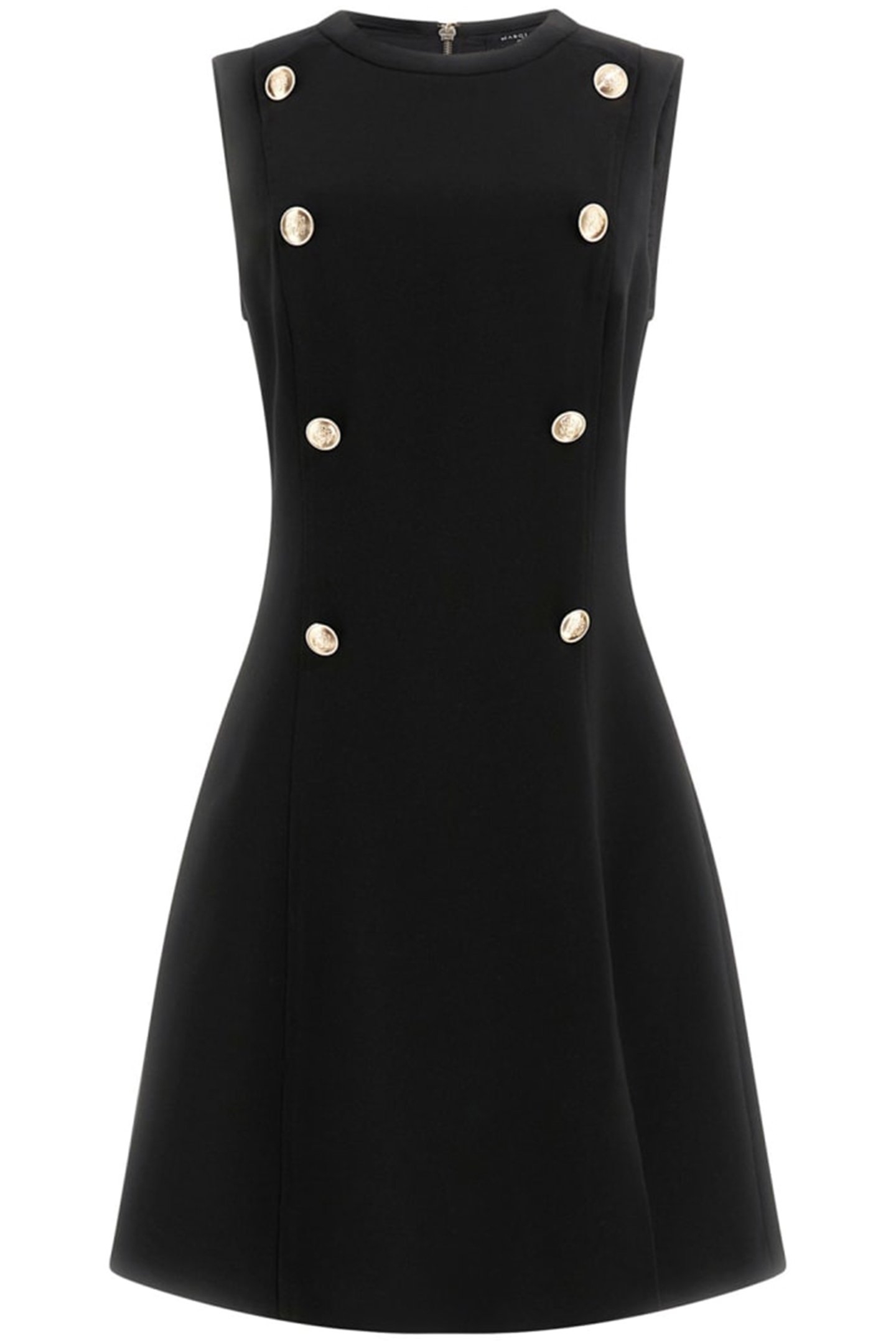 LEILA DRESS JET BLACK A996 4