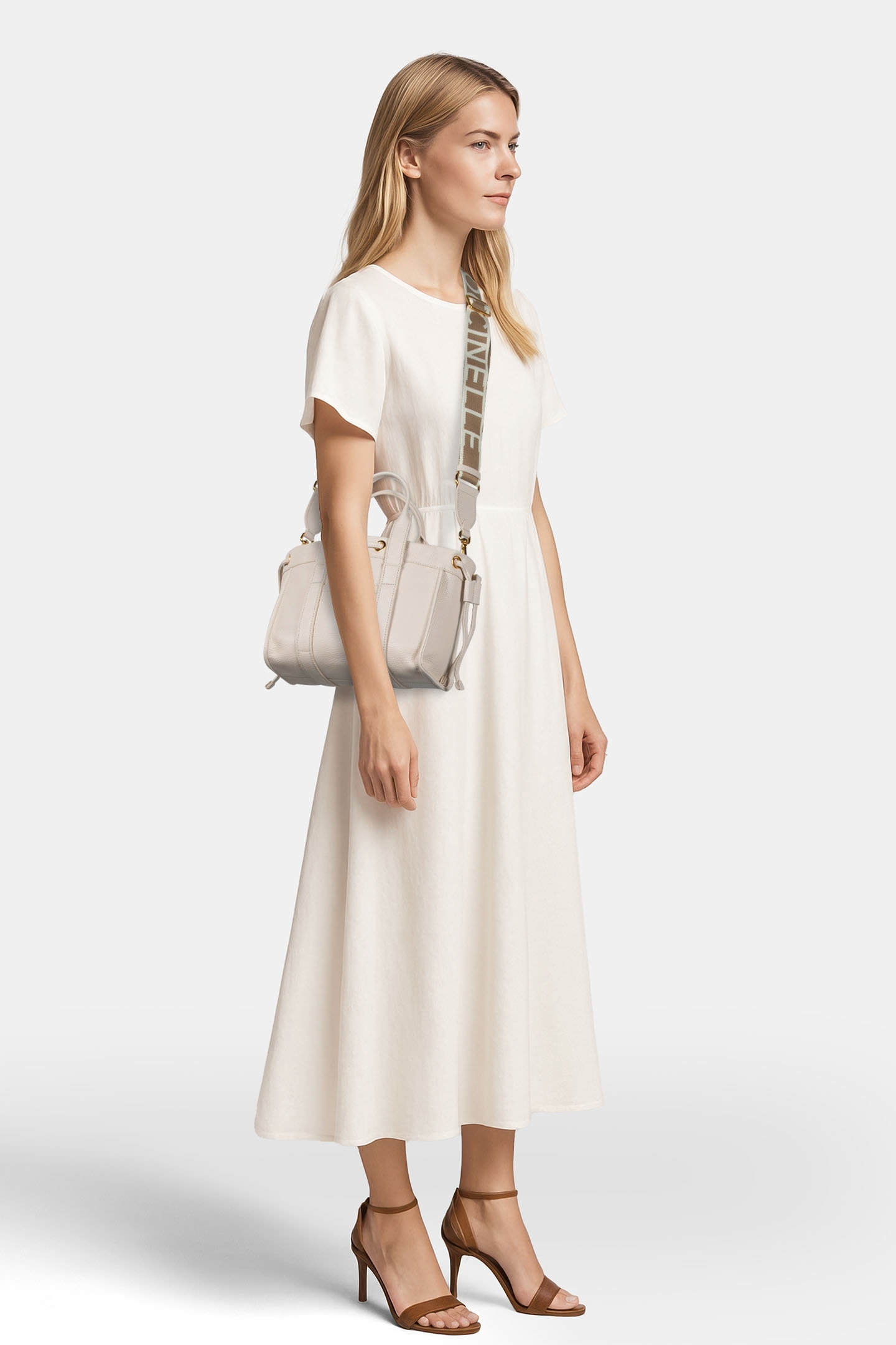 GRAINED LEATHER SMALL TOTE BAG 2