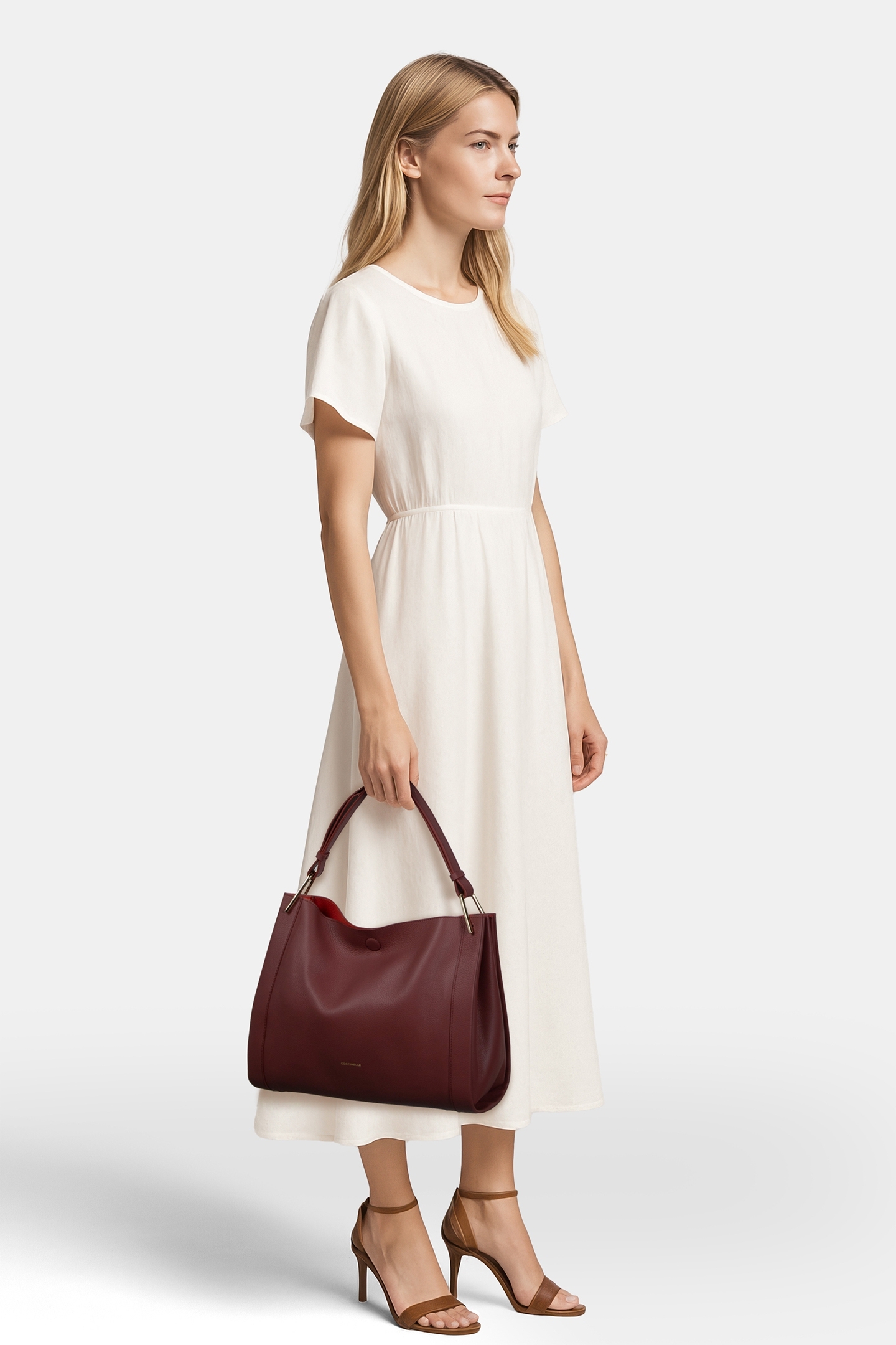 SHOULDER BAG IN DOUBLE GRAINY LEATHER 1