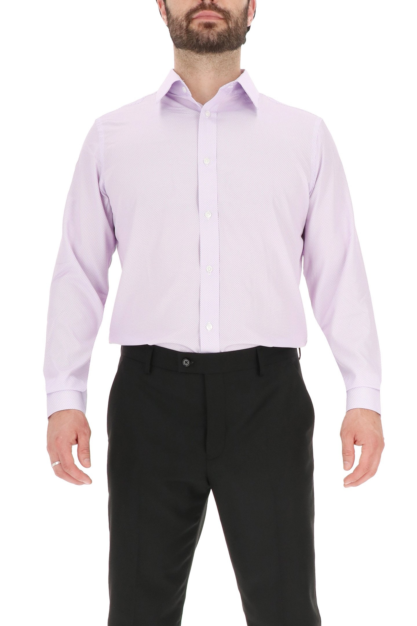4 WAY STRETCHDRESS SHIRT LAVENDER 1