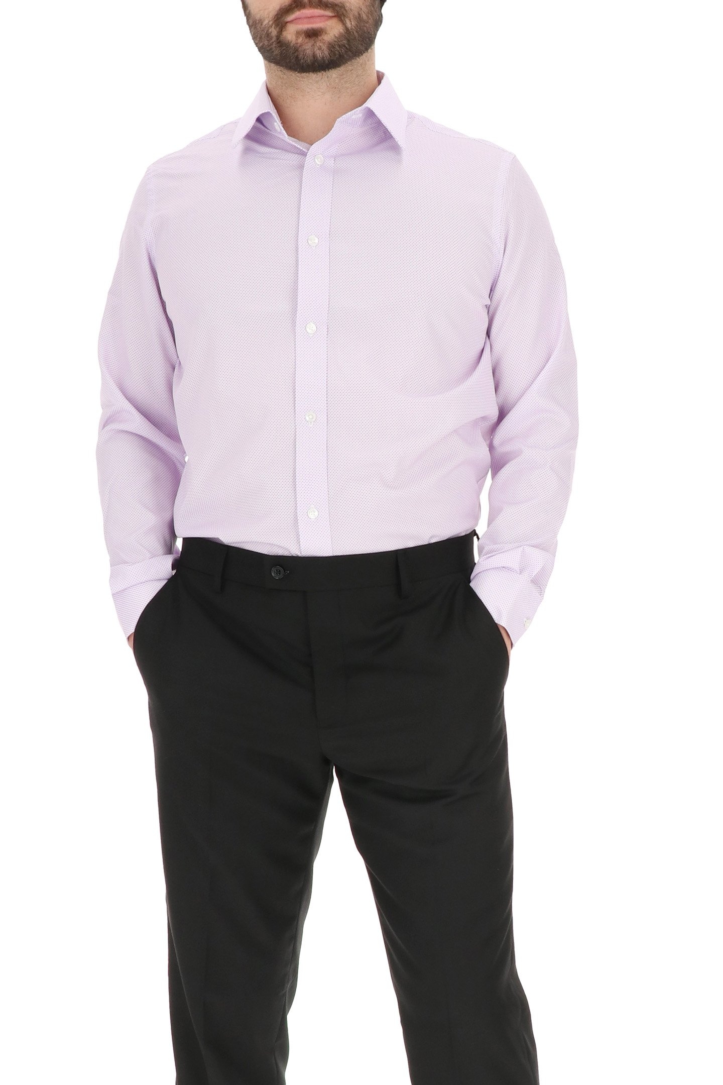 4 WAY STRETCHDRESS SHIRT LAVENDER 4