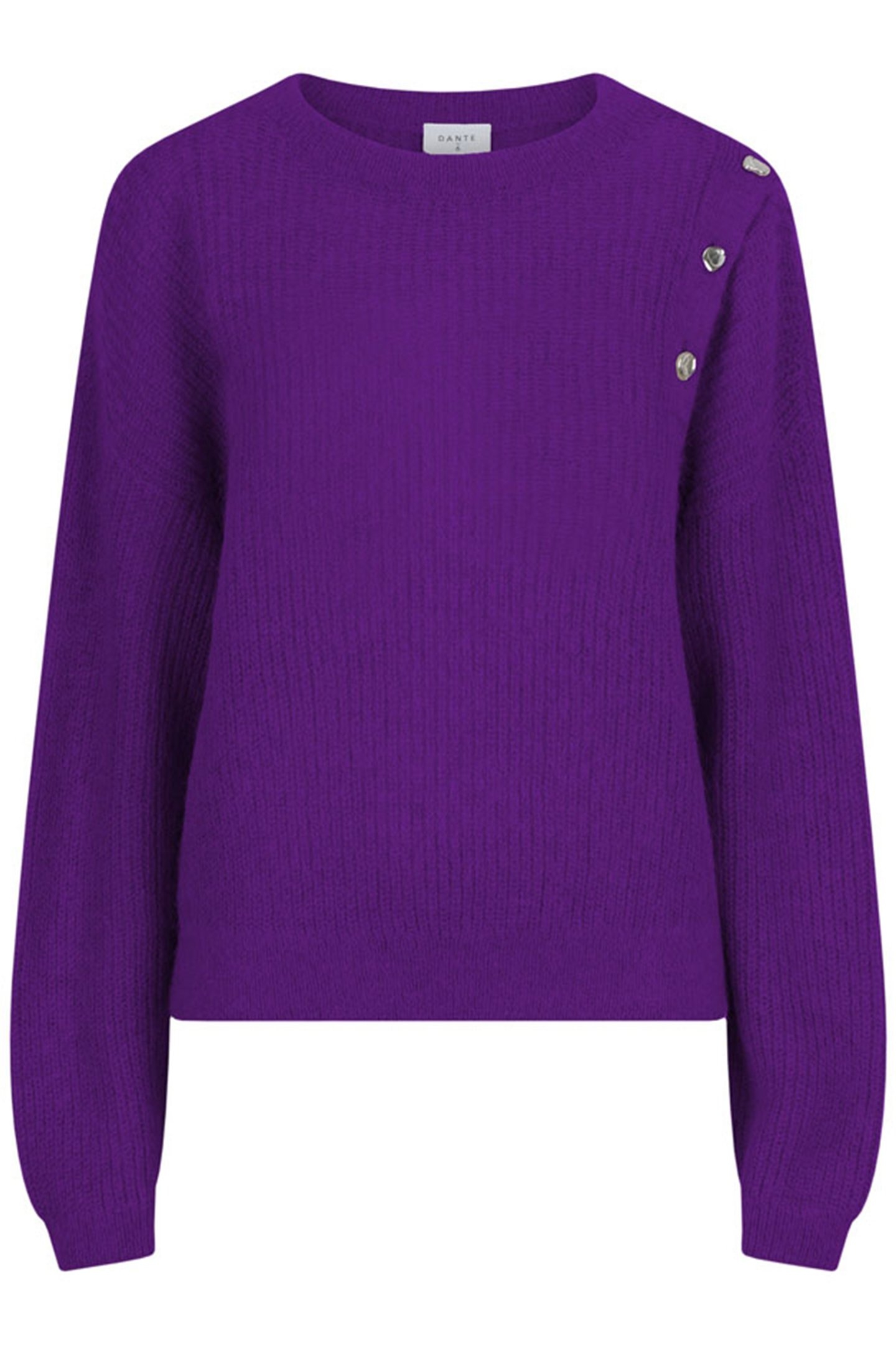 BRUNI FANCY BUTTON SWEATER ELECTRIC PURPLE 4