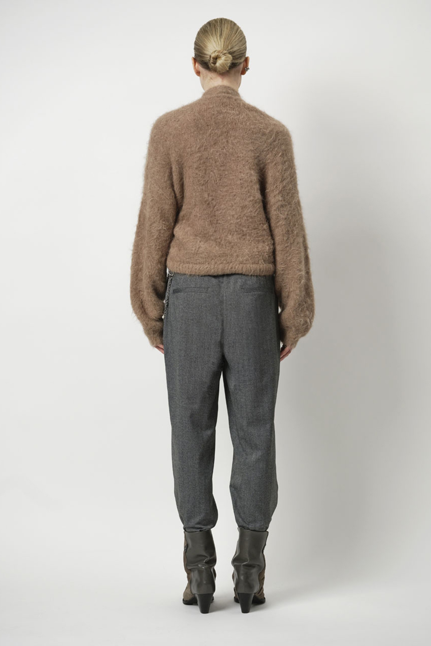 WATTS TWINSET CARDIGAN HAZELNUT HAZE 2