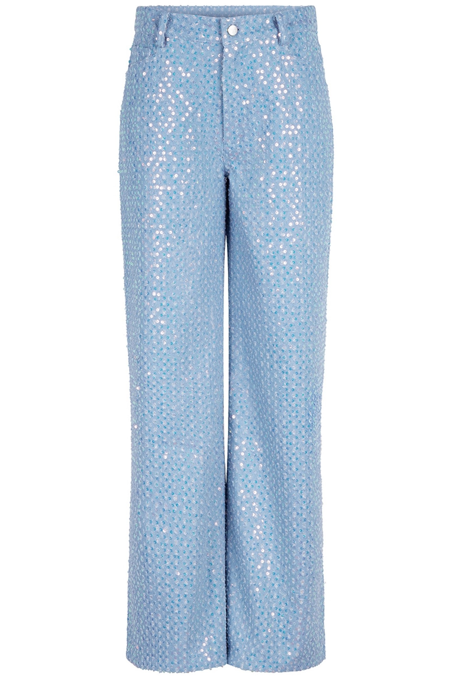 PEARLDROP EMBELLISHED PANTS SKY BLUE 1