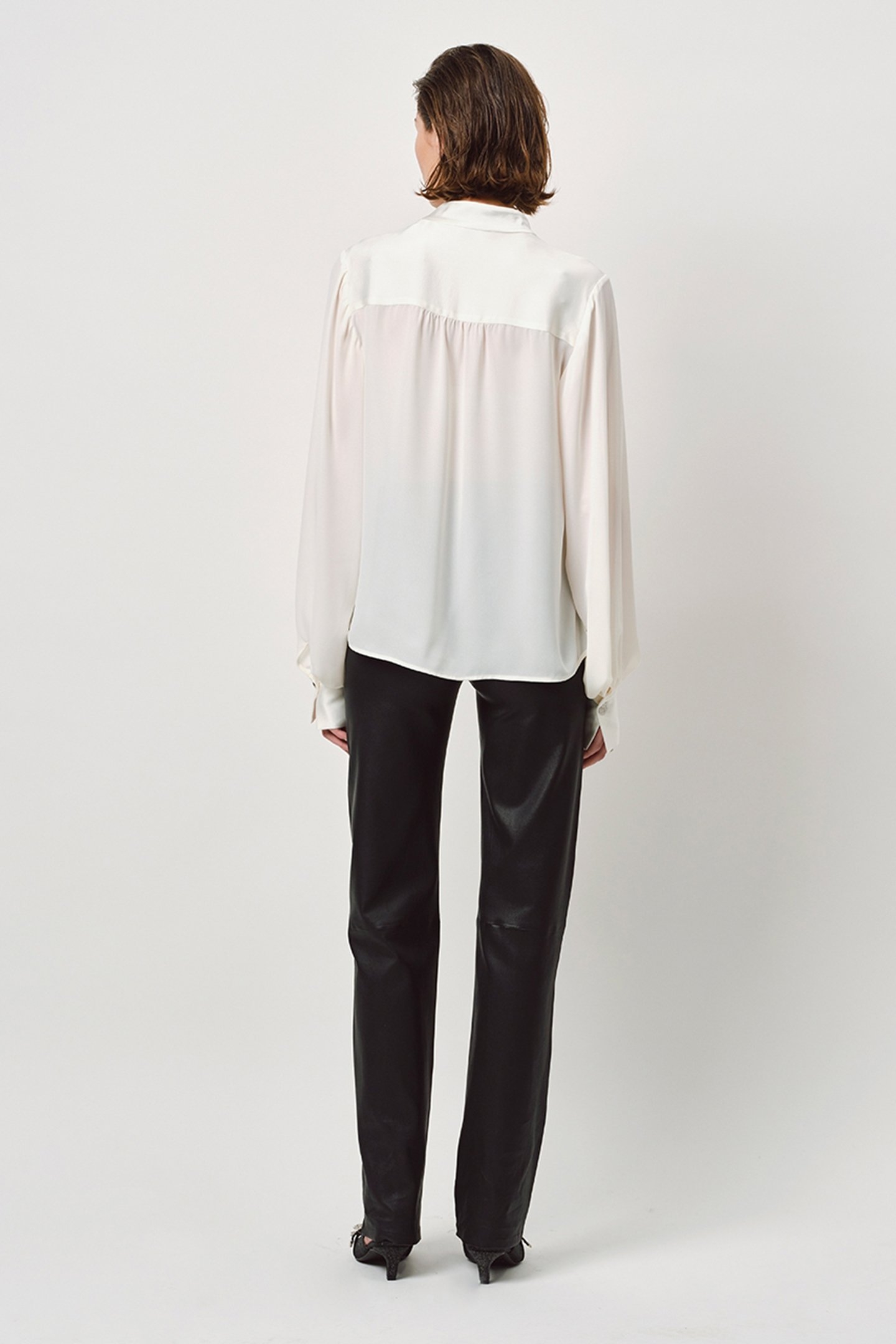 ALTHEA SILK TOP ECRU 3