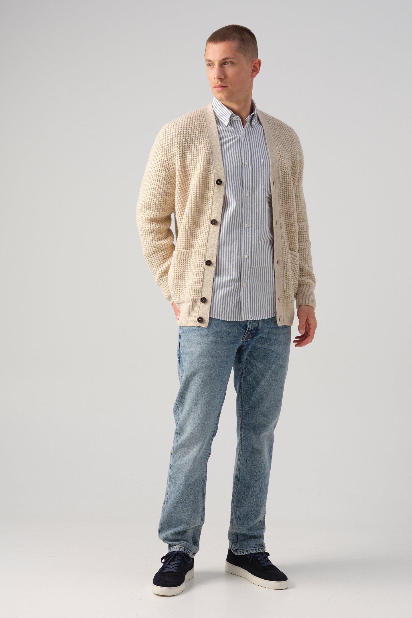 J.C. RAGS RYKER VEST BLEACHED SAND 2