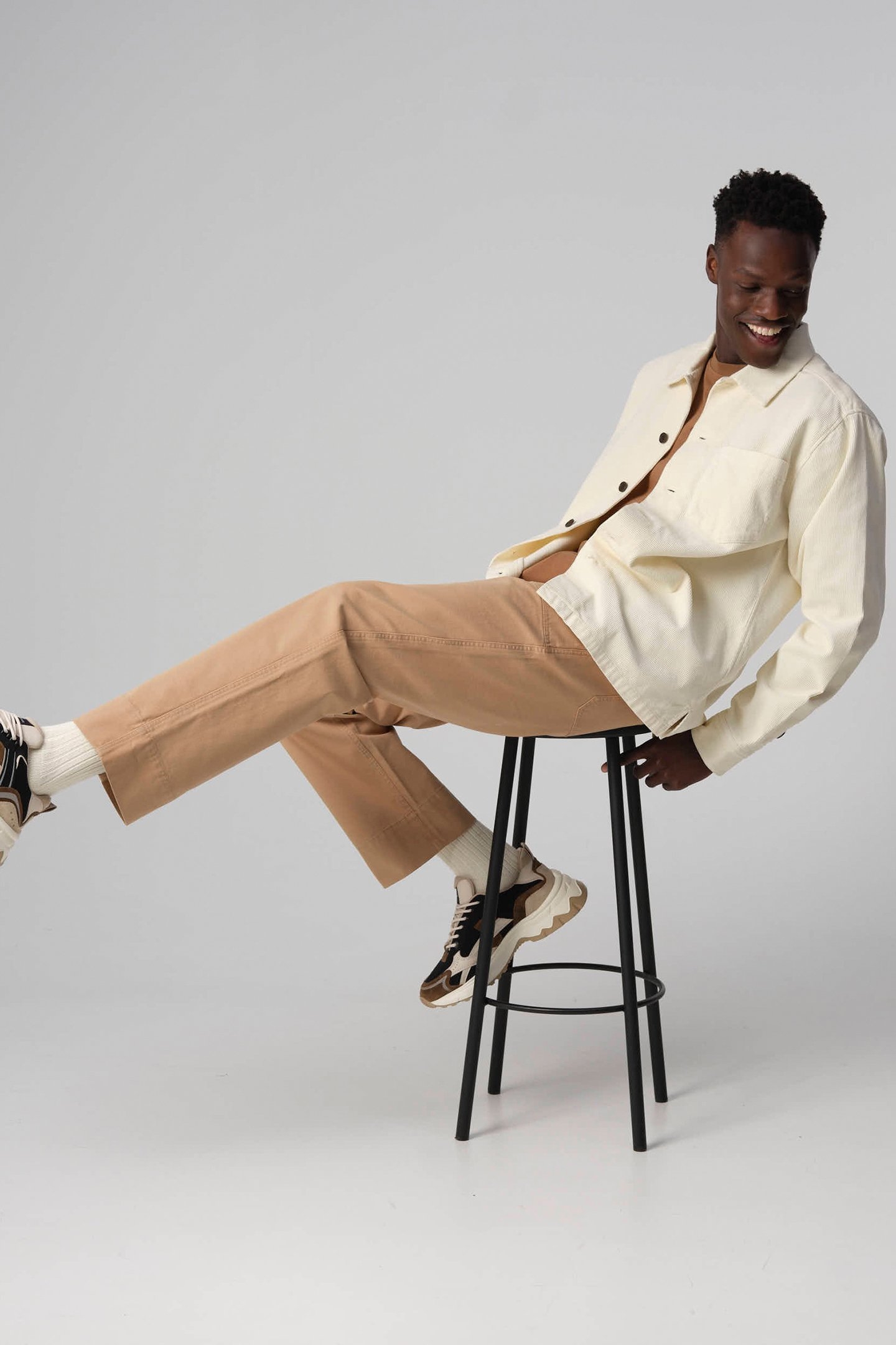 J.C. RAGS ROUX OVERSHIRT COCONUT MILK 4