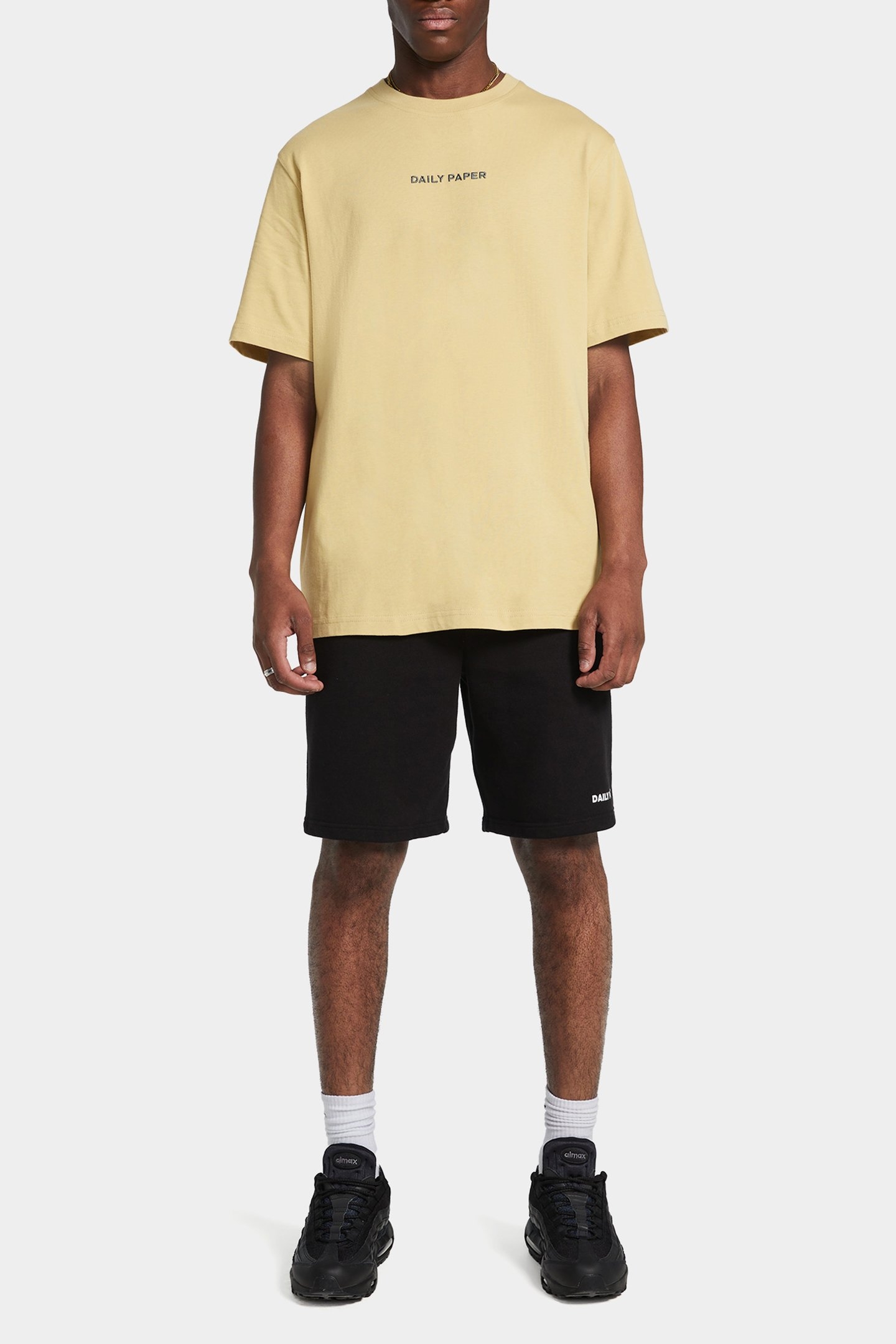 LOGOTYPE SS T-SHIRT UNISEX TAOS BEIGE 1