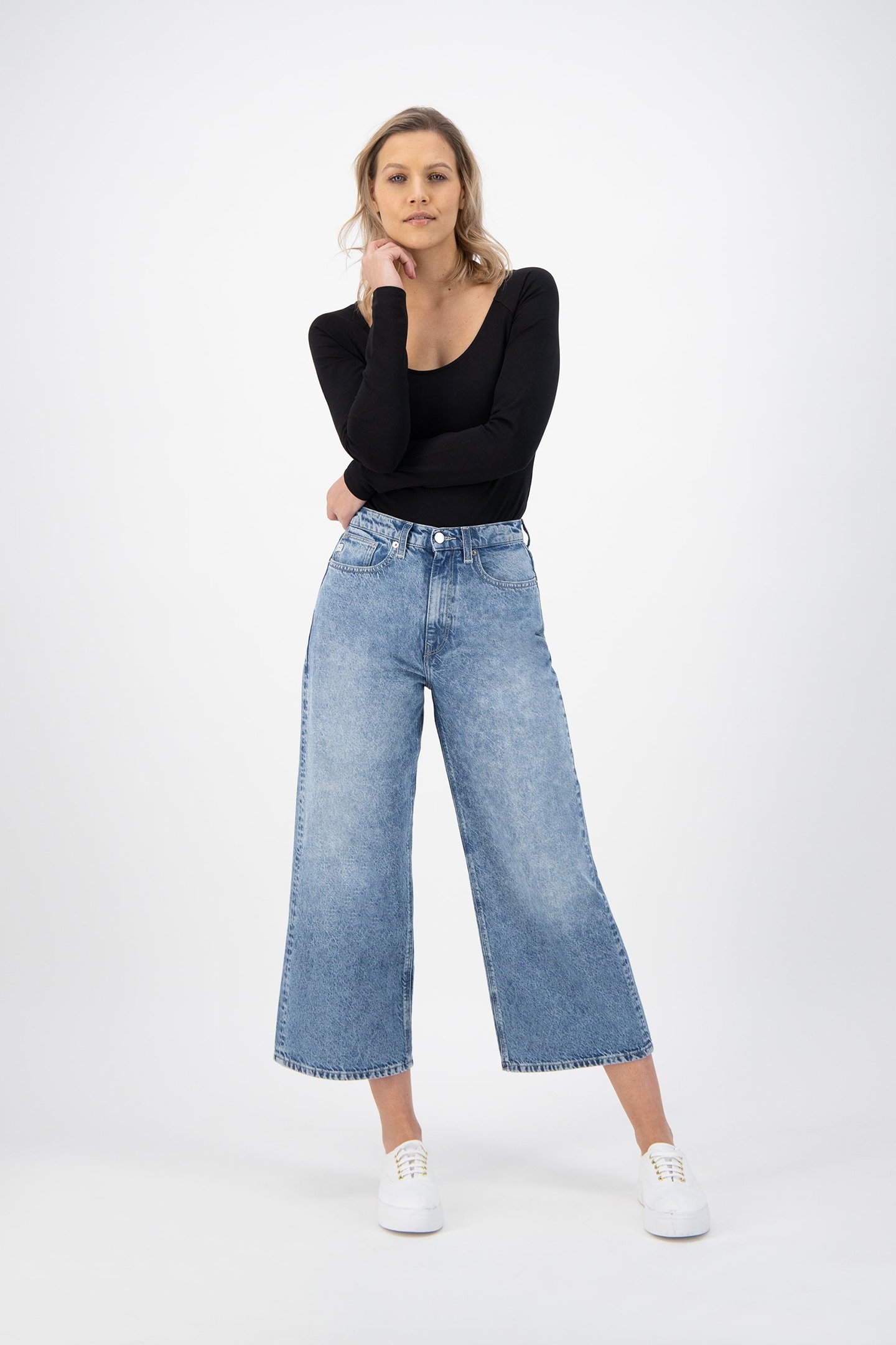 WYDE SARA CROPPED STONE BREEZE 3