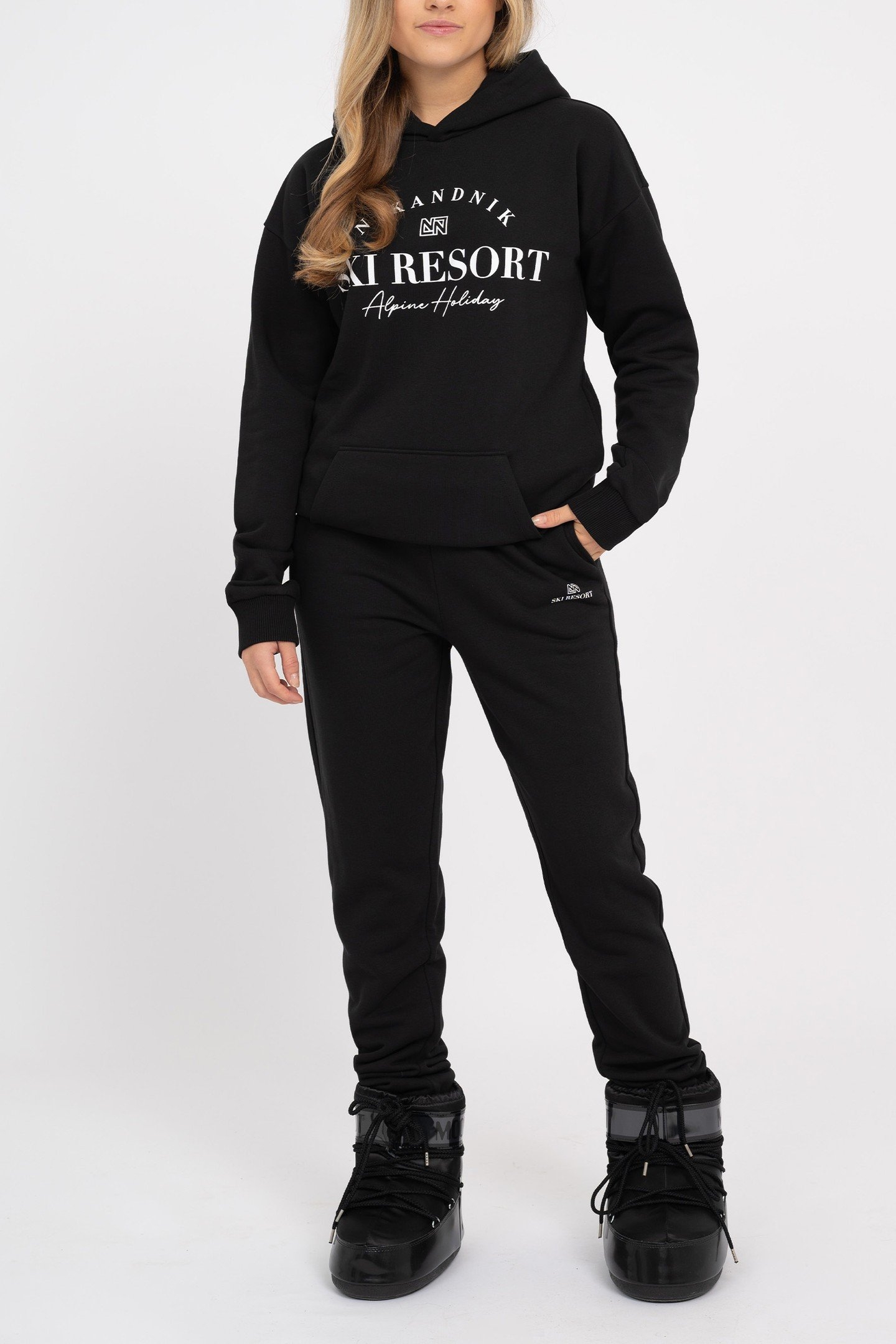 SKI RESORT SWEATPANTS BLACK 2