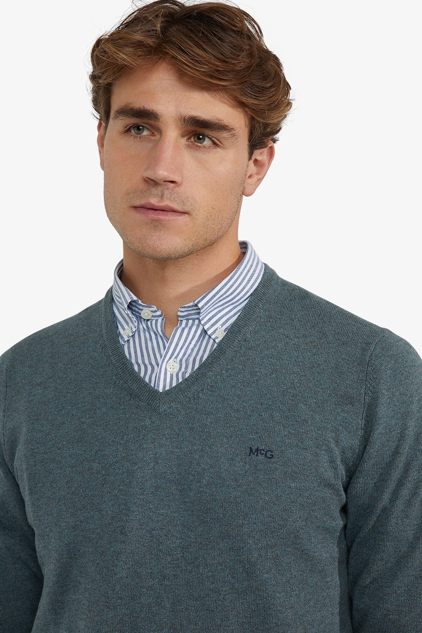 V-NECK SWEATER WINTER SAGE 4