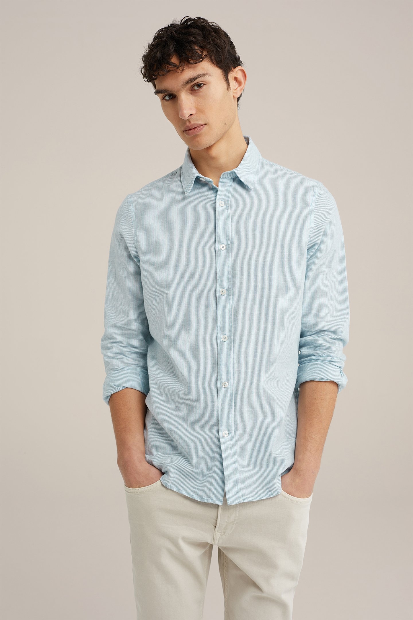 OVERHEMD LIGHT BLUE 1