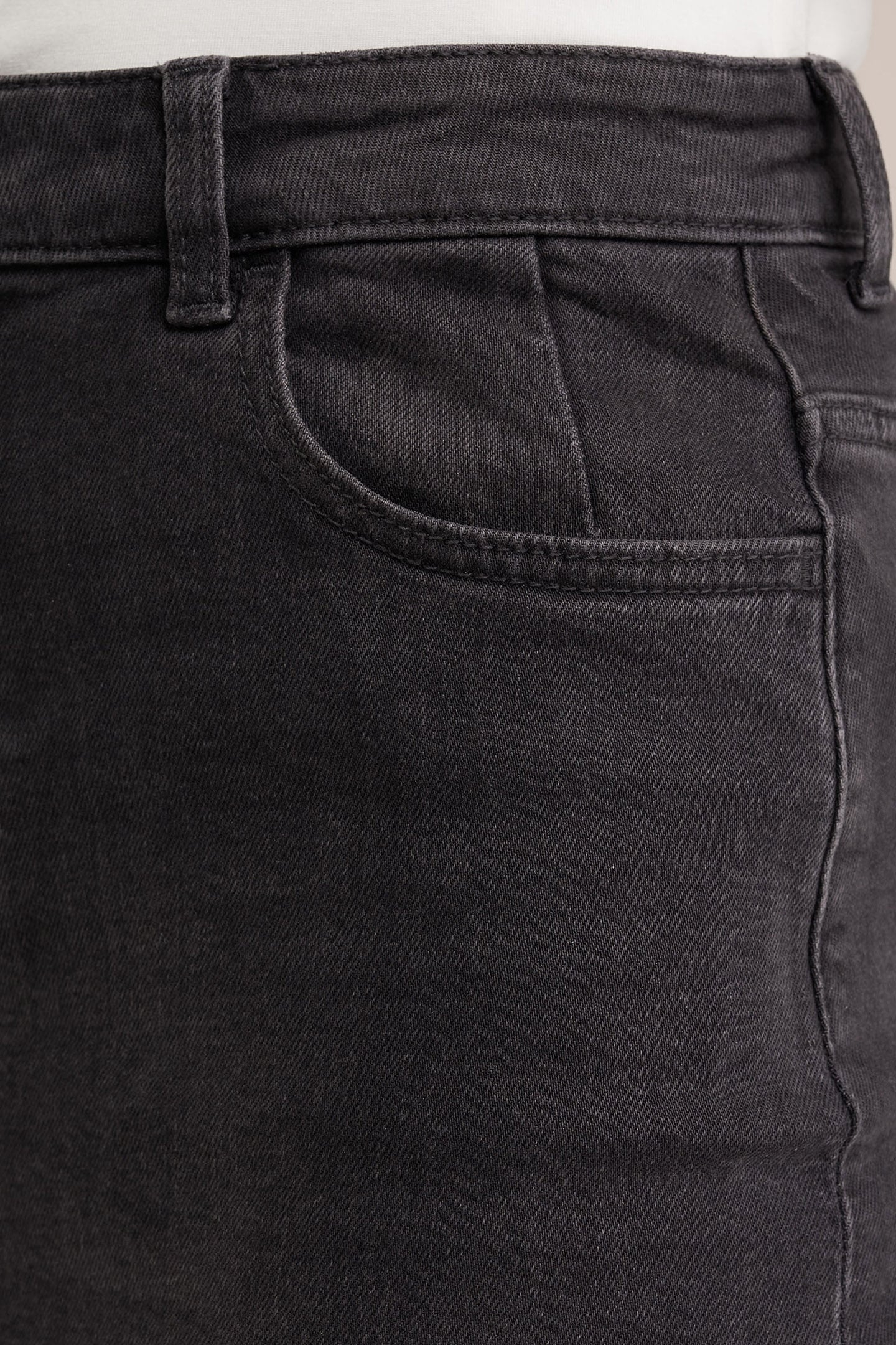 SKIRT MEDIUM LENGTH DARK GREY 5