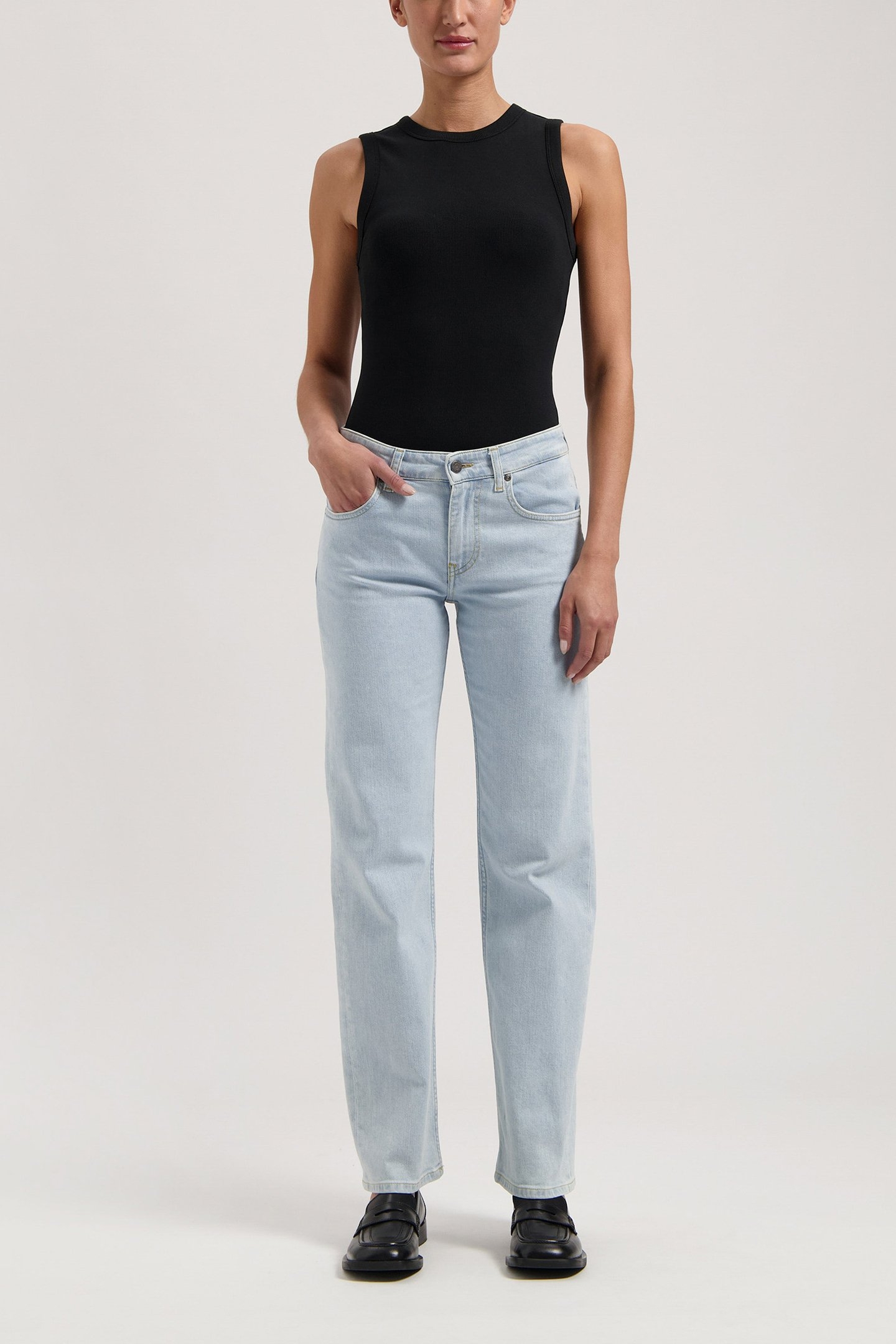 CARRY MID STRAIGHT LIGHT STONE 6