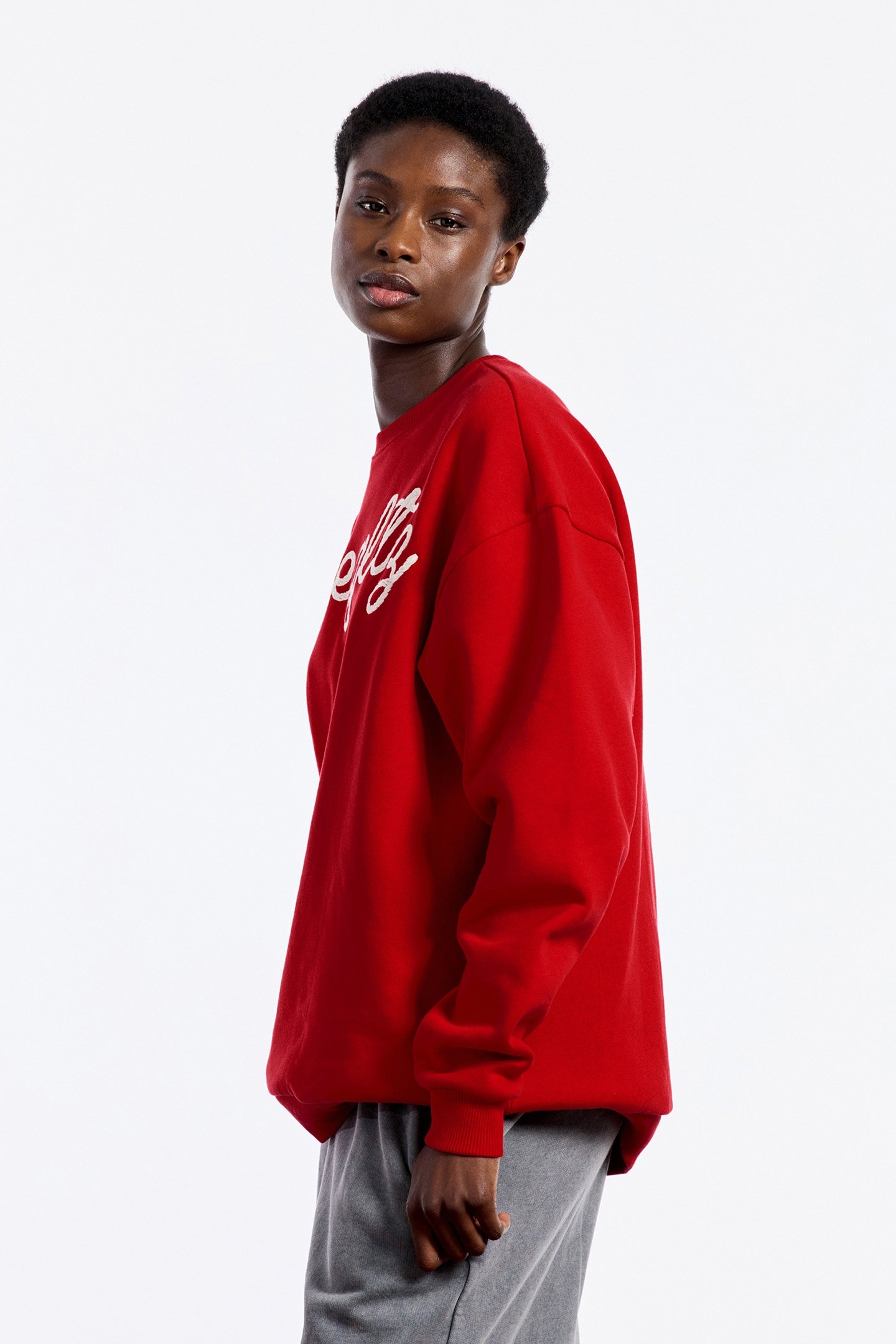 FELINE SWEATER RED 3