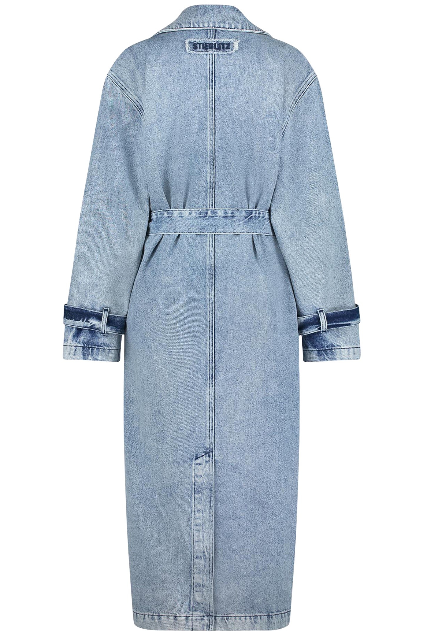 CAZ DENIM TRENCHCOAT BLUE 4