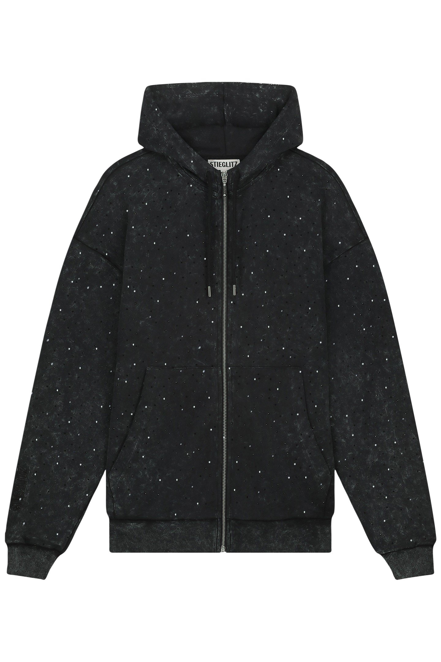 NADJA ZIPPED HOODIE GREY 1