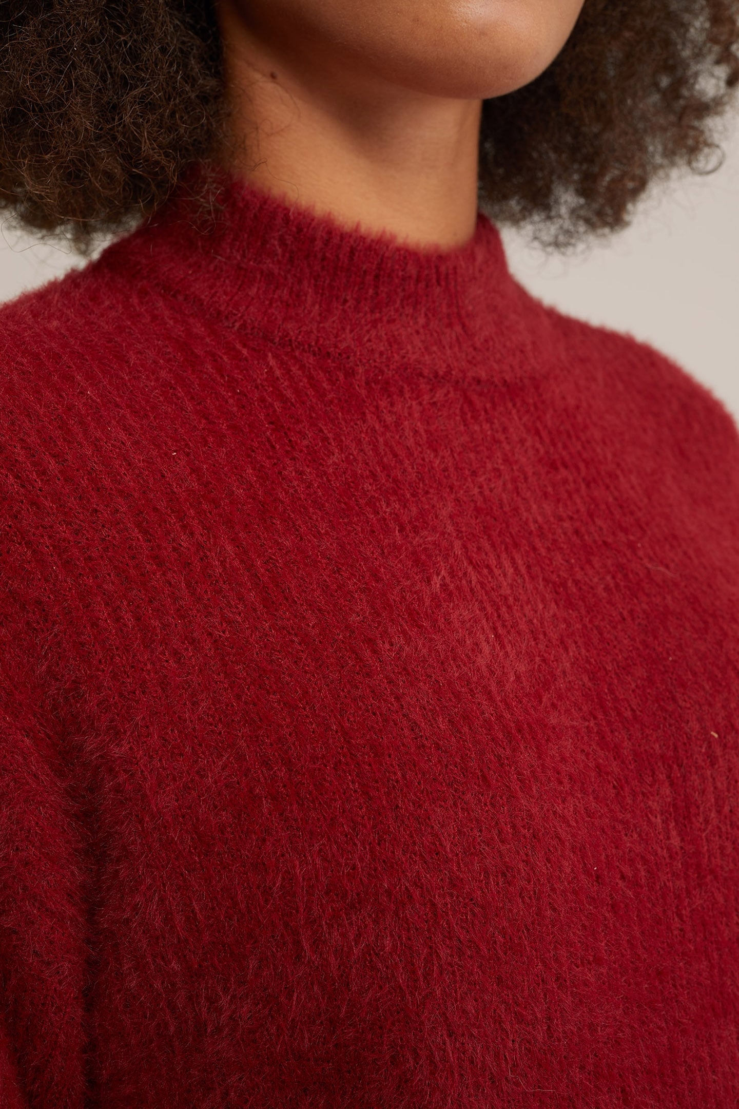 GEBREIDE TRUI VINTAGE RED 6