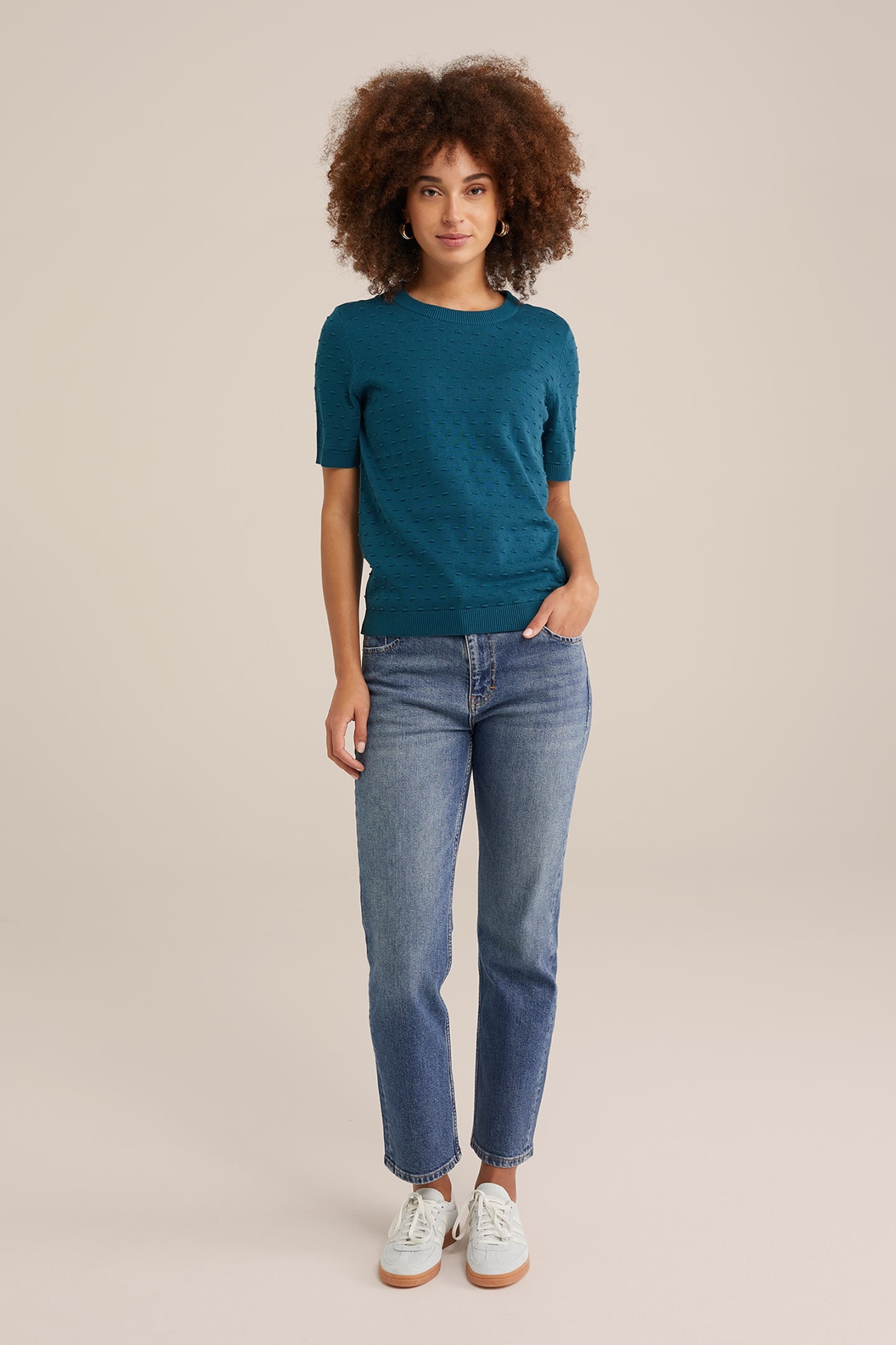 KNITTED PULLOVER SEA GREEN 3