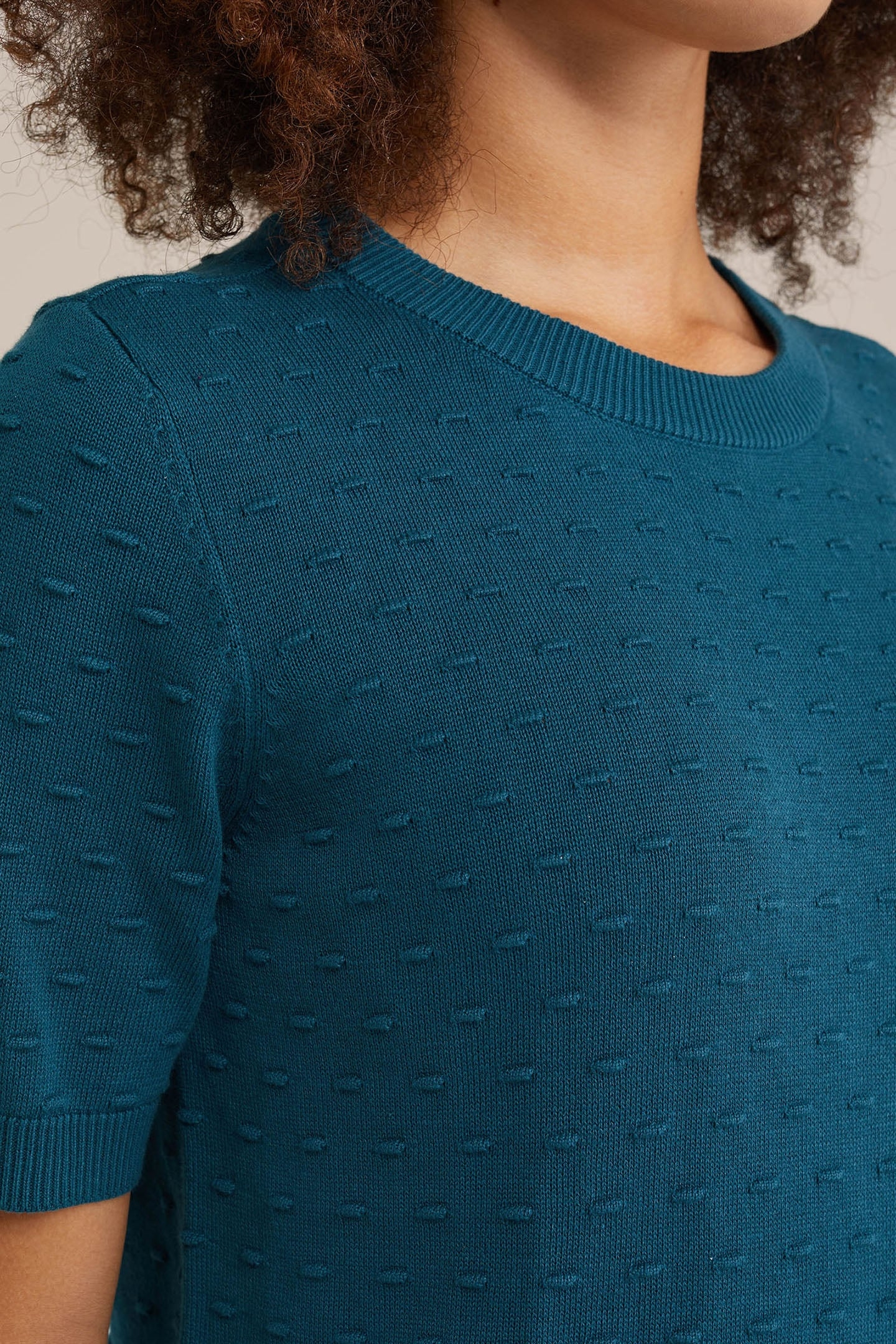 KNITTED PULLOVER SEA GREEN 5