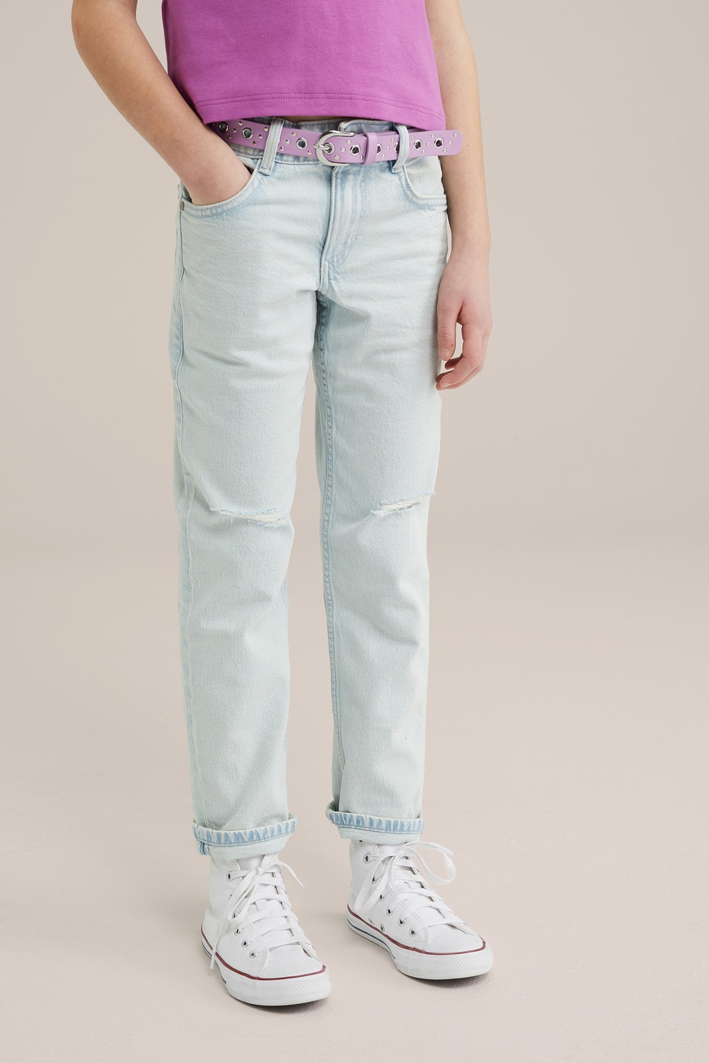 5-POCKET HIGH RISE LIGHT BLUE 1