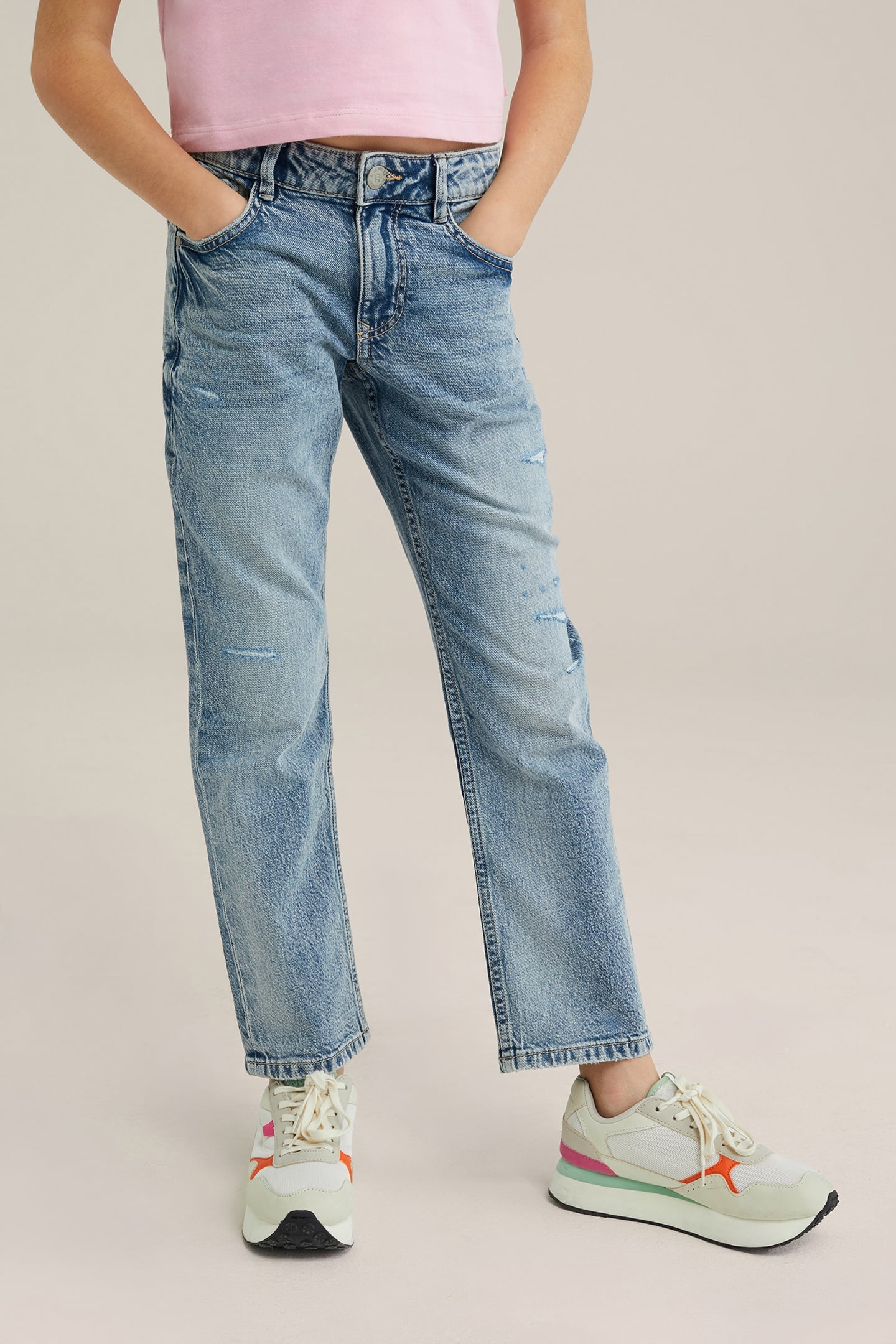 5-POCKET HIGH RISE DARK BLUE 1