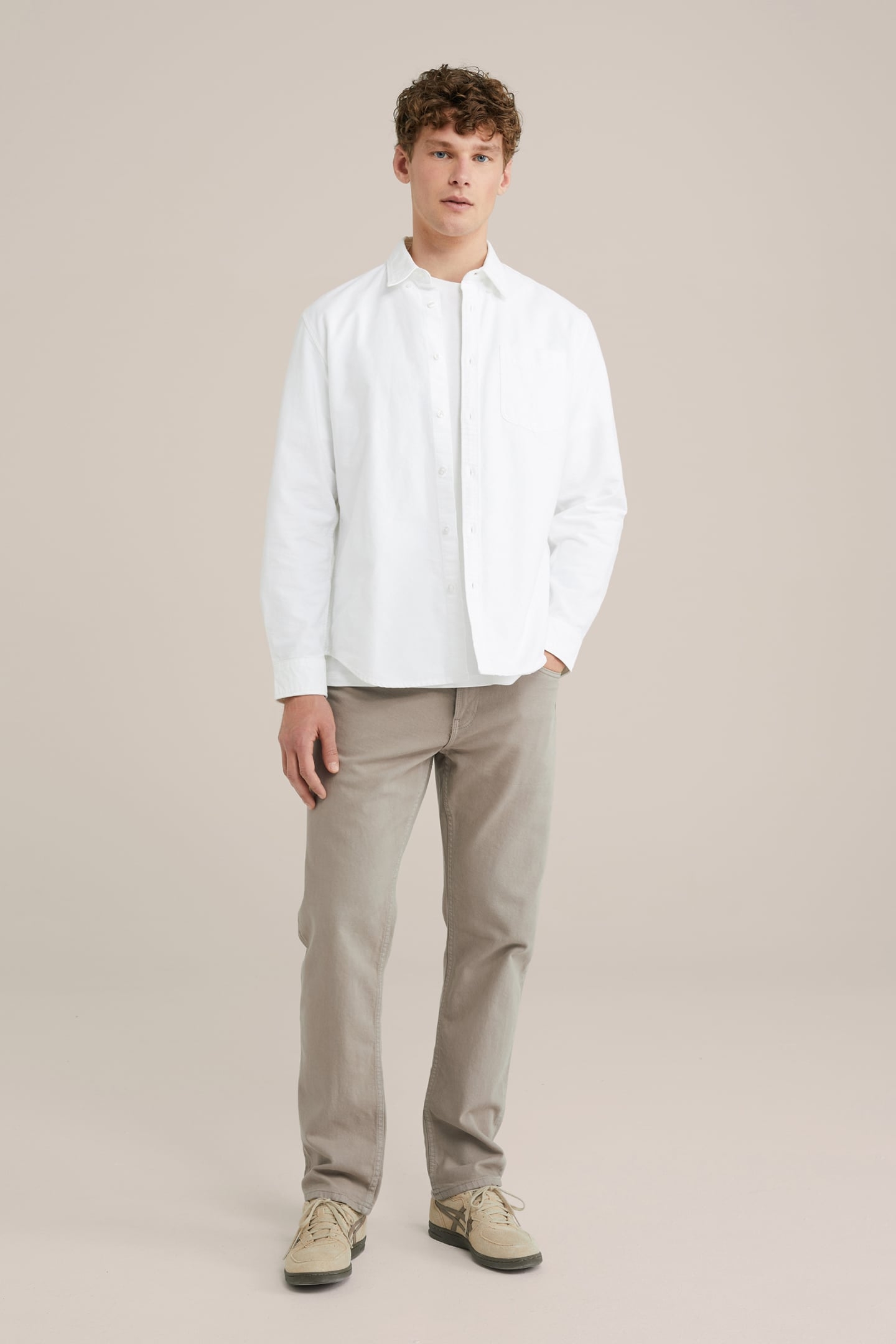 5-POCKET MID WAIST LIGHT BROWN 3