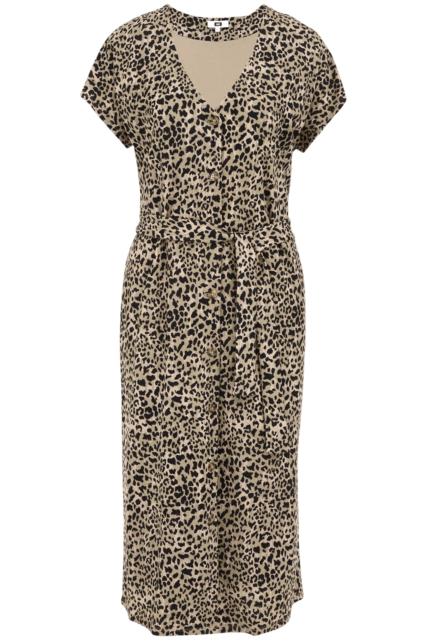 DRESS MIDI LIGHT BROWN 3