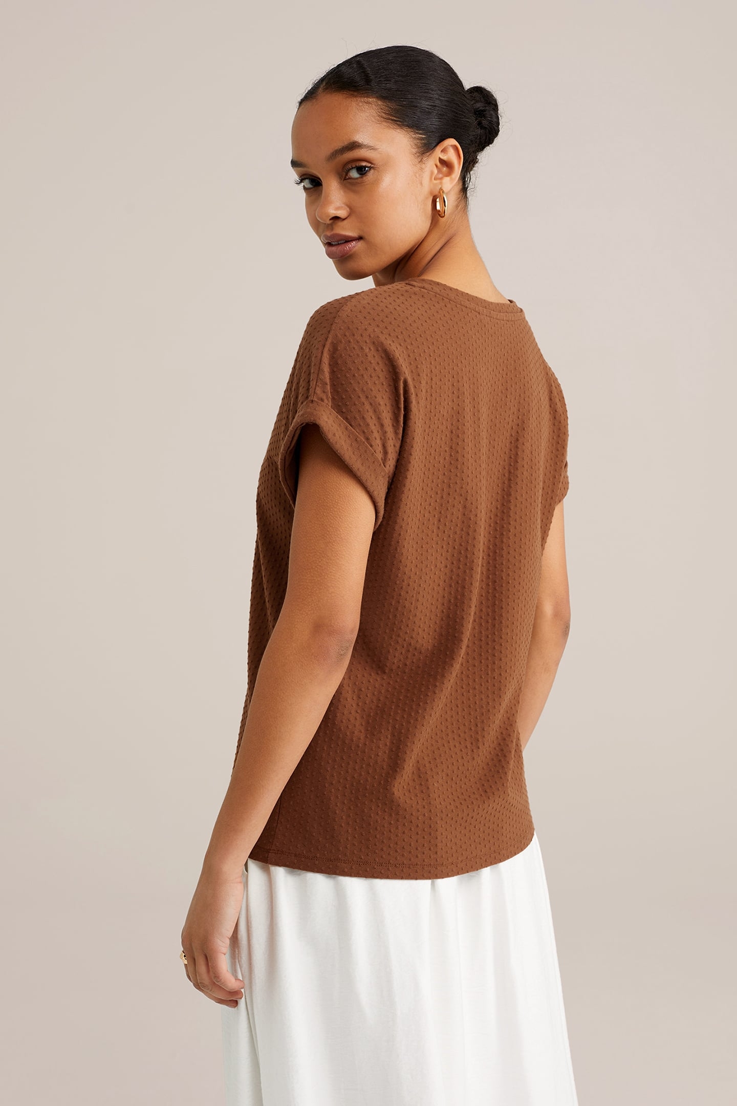 T-SHIRT LIGHT BROWN 2