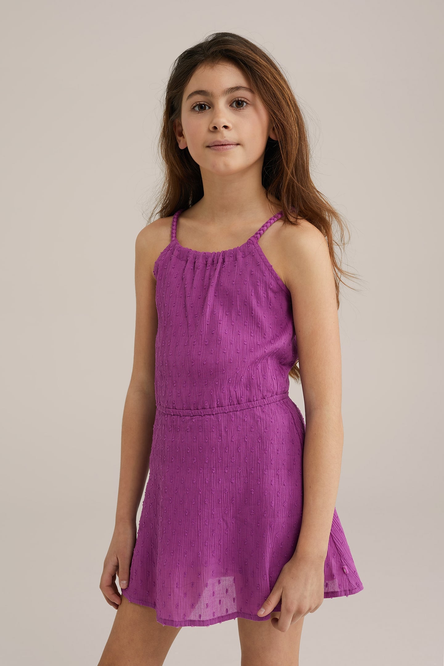 DRESS MID LENGTH PURPLE 1