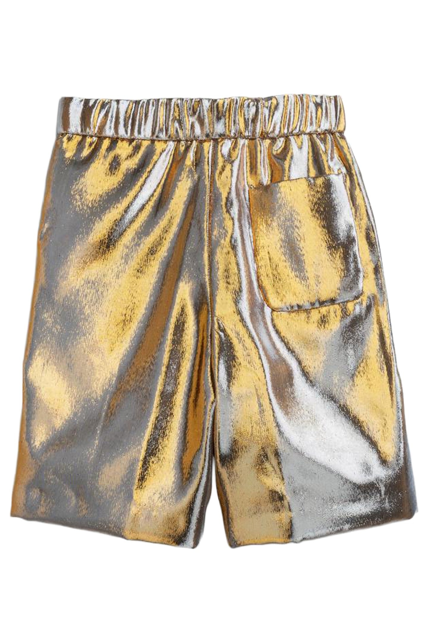 DRIES VAN NOTEN – PLATO BIS 1091 SHORTS GOLD 2