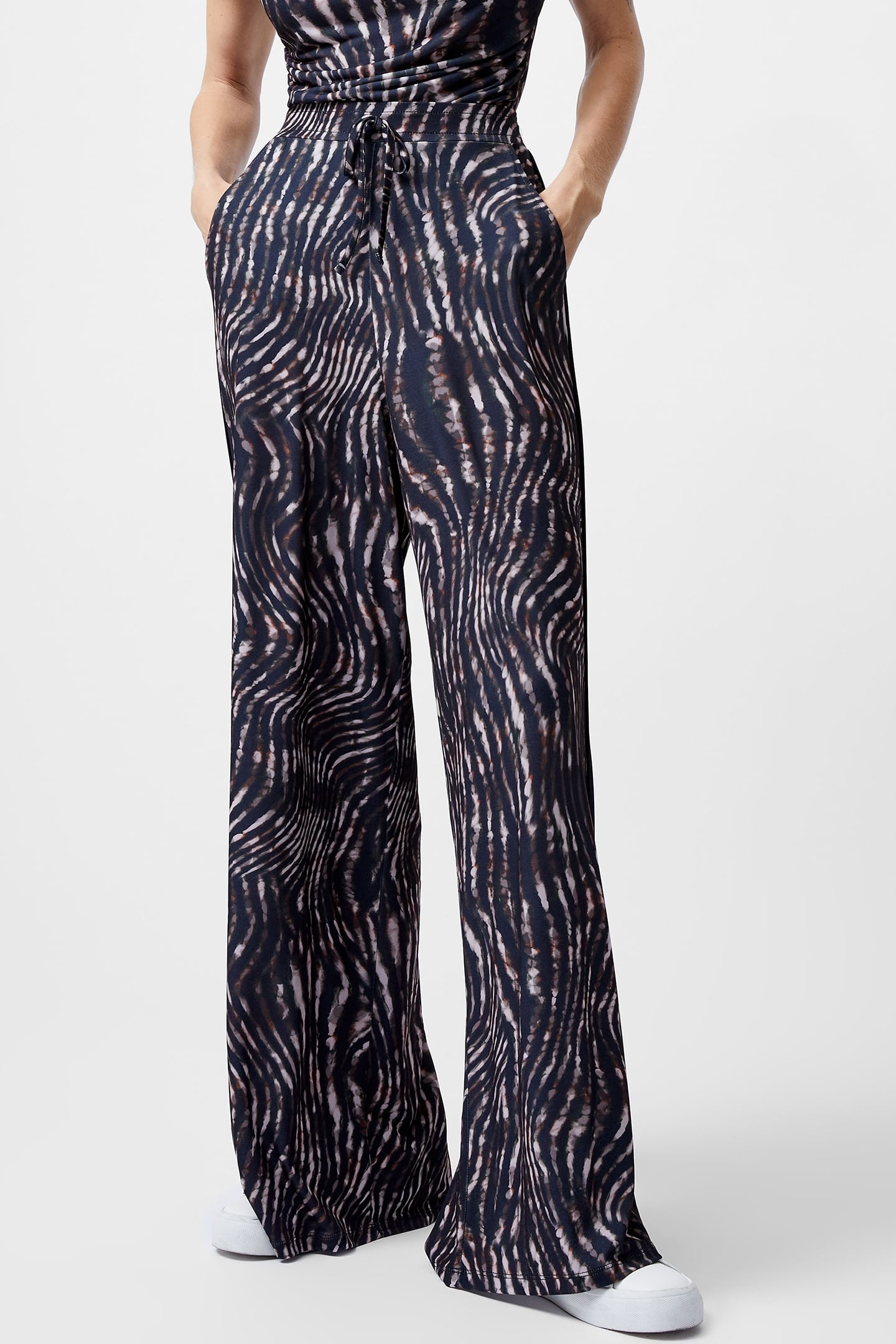 ZINA PORTIA TROUSER BROWN MULTI 1