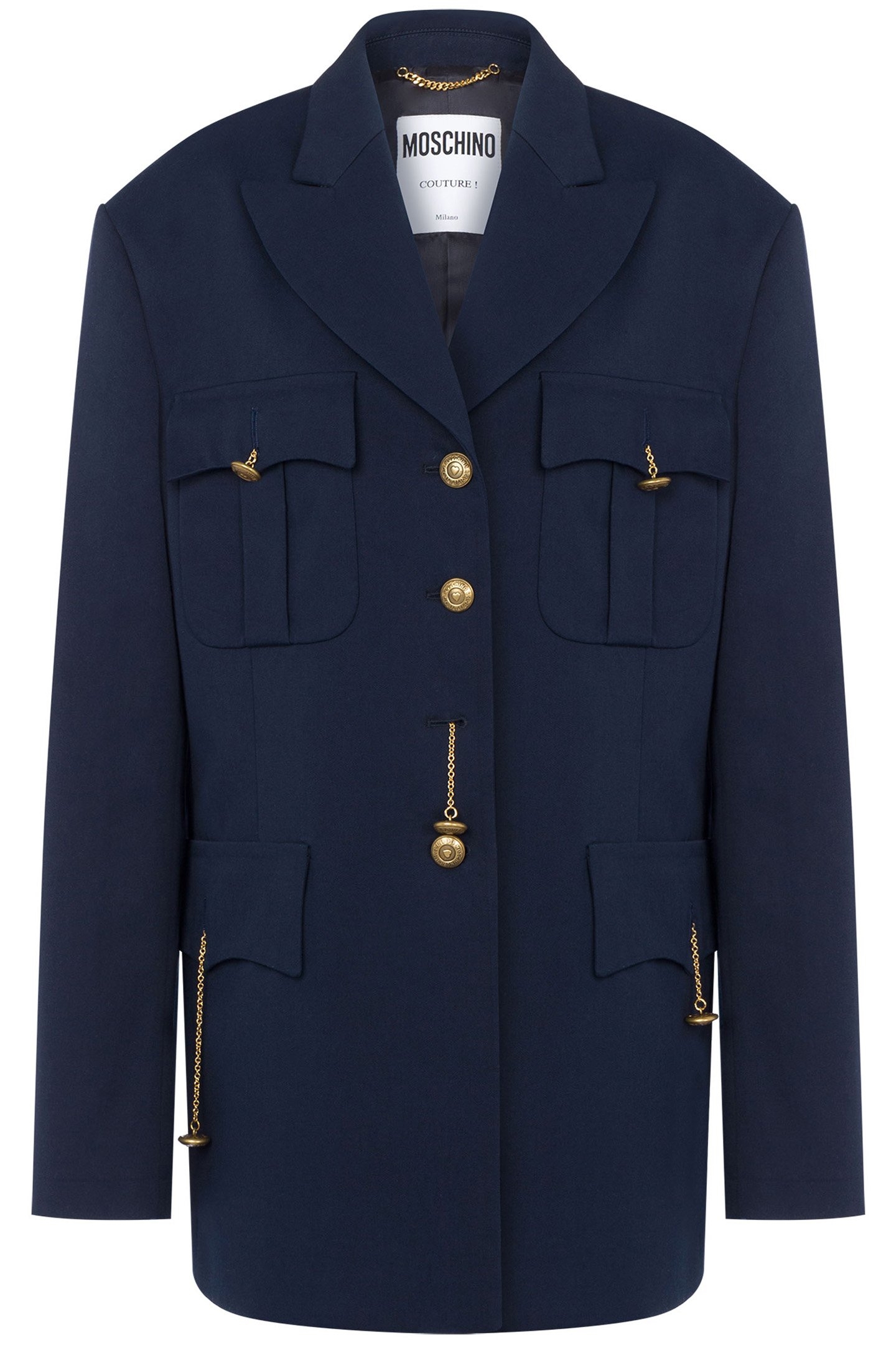 GABARDINE JACKET MILITARY TWIST BLUE 3