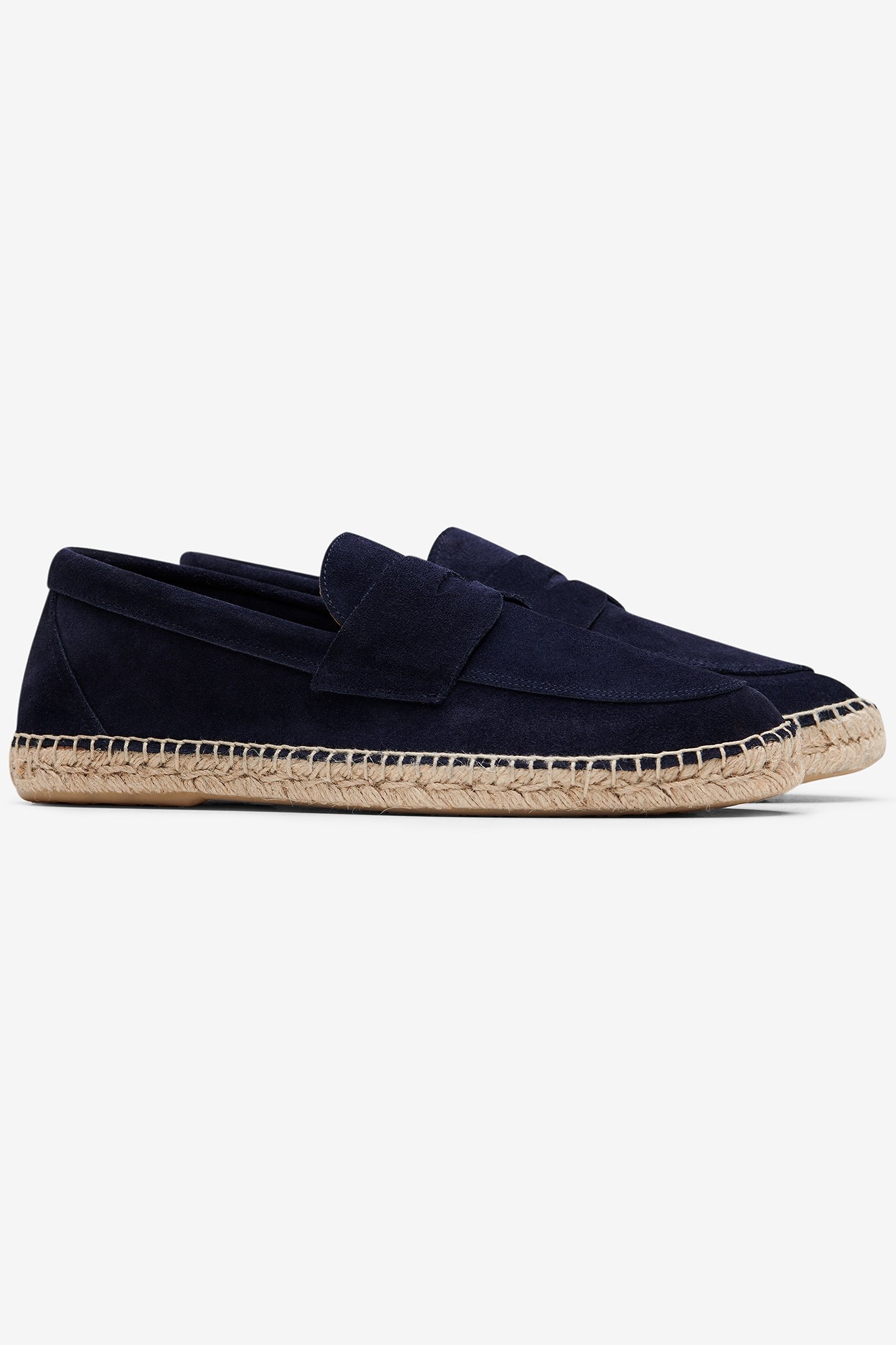 NO LABEL X ABARCA SUEDE ESPADRILLES NAVY 1