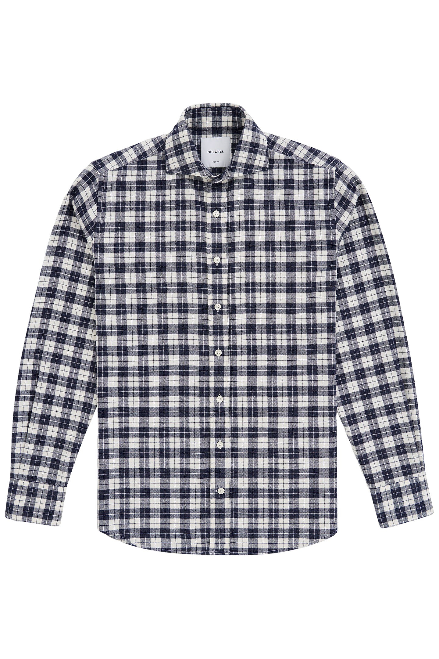 SPECIALIST CHECKED BRUSHED COTTON NAVY 2