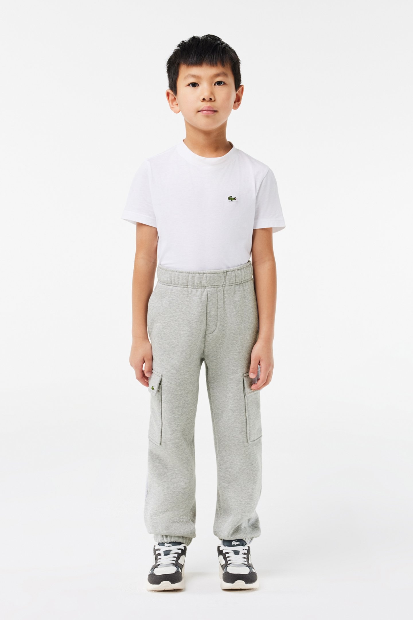 CHILDREN TRACKSUIT TROUSER SILVER CHINE 2