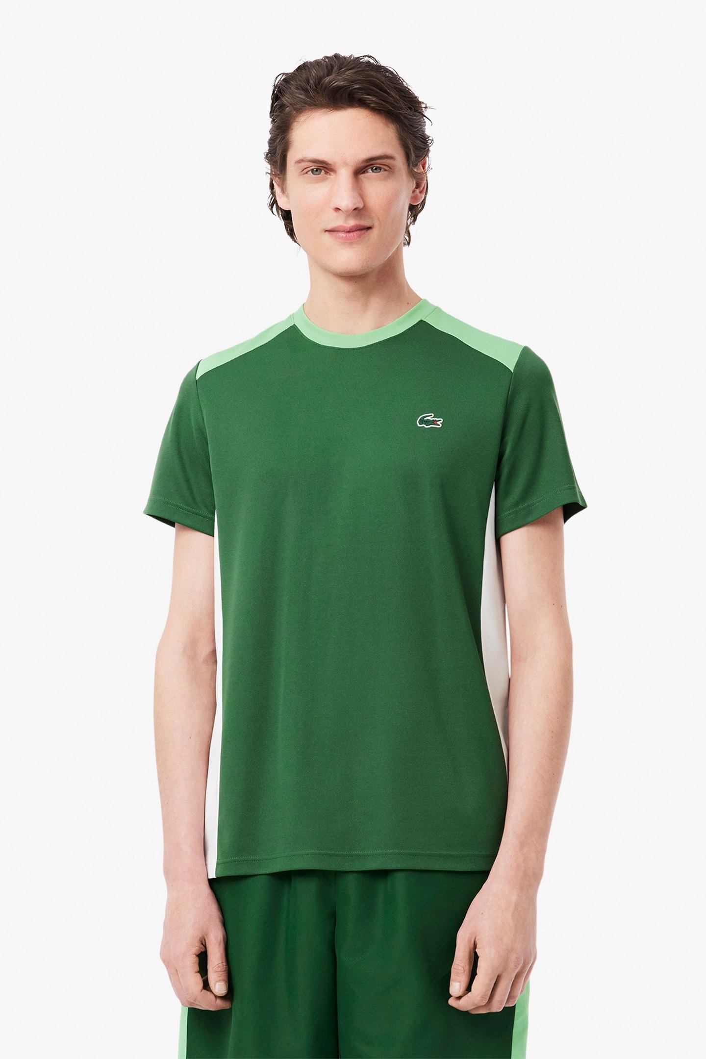 T-SHIRT GREEN/WHITE-LIAMONE 1