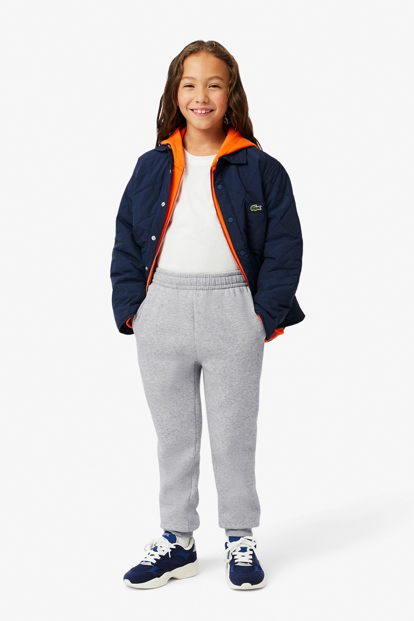 CHILDREN TRACKSUIT TROUSER SILVER CHINE 3